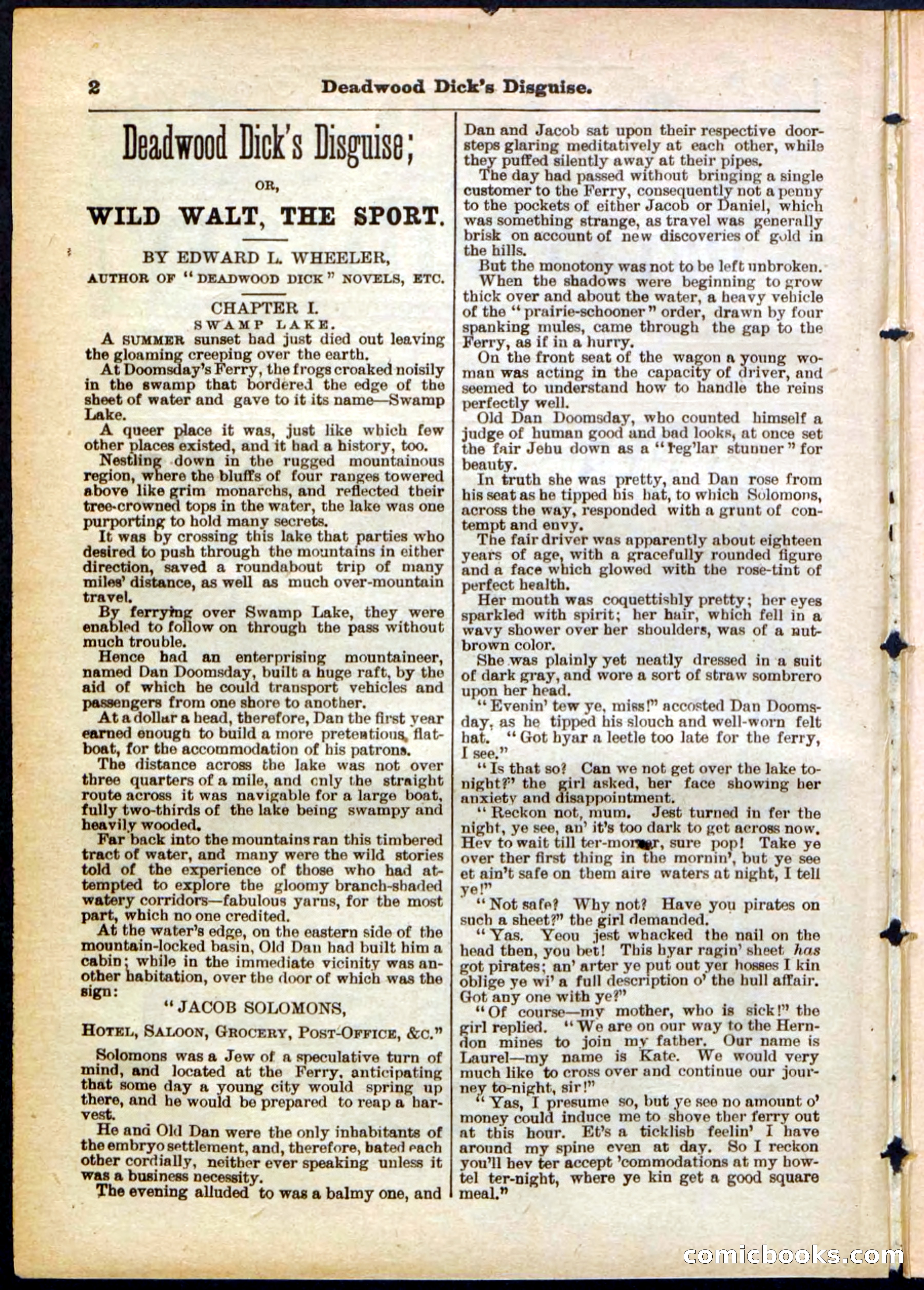 Beadle's Pocket Library No. 288 — page 2 of 32