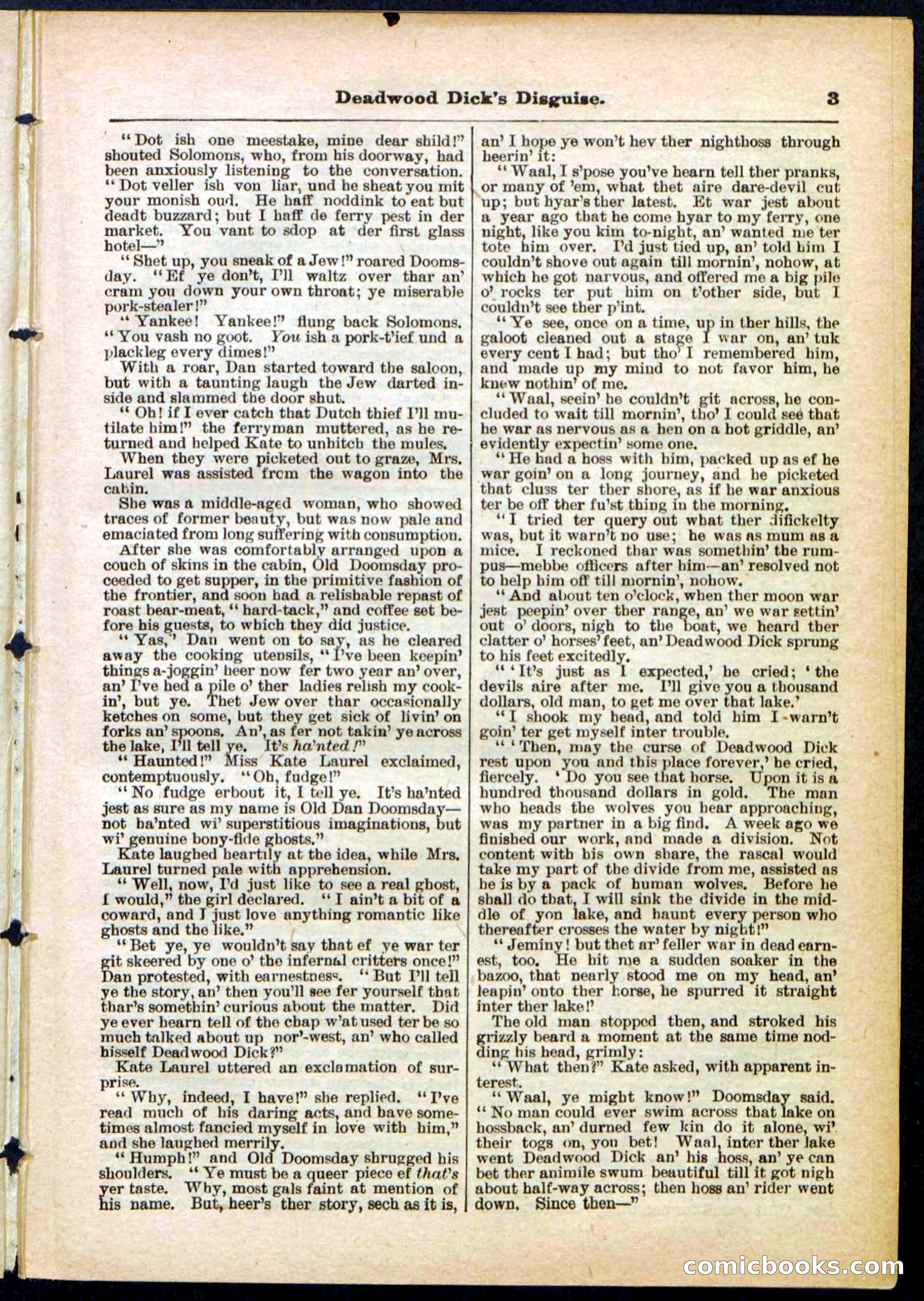 Beadle's Pocket Library No. 288 — page 3 of 32