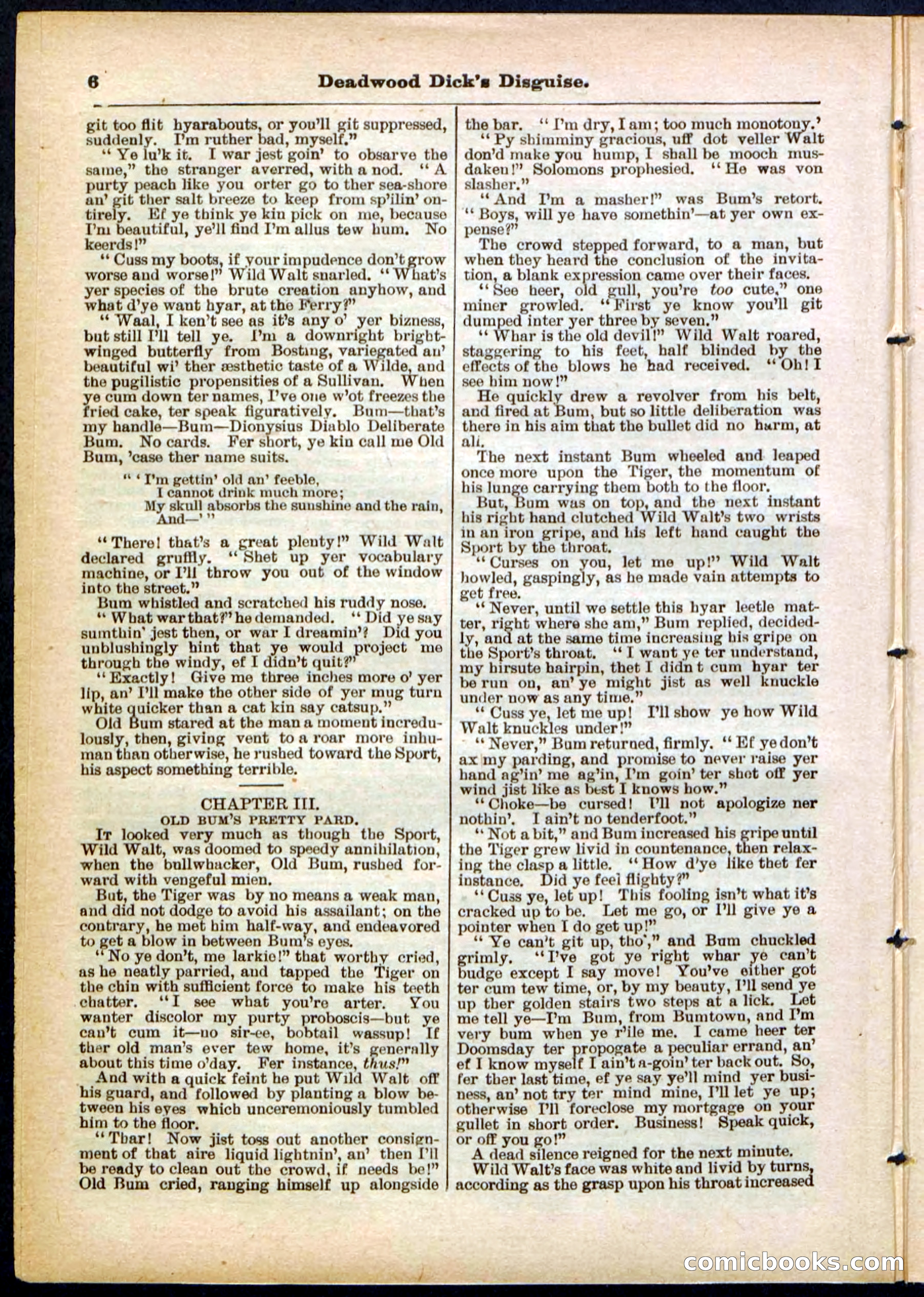 Beadle's Pocket Library No. 288 — page 6 of 32