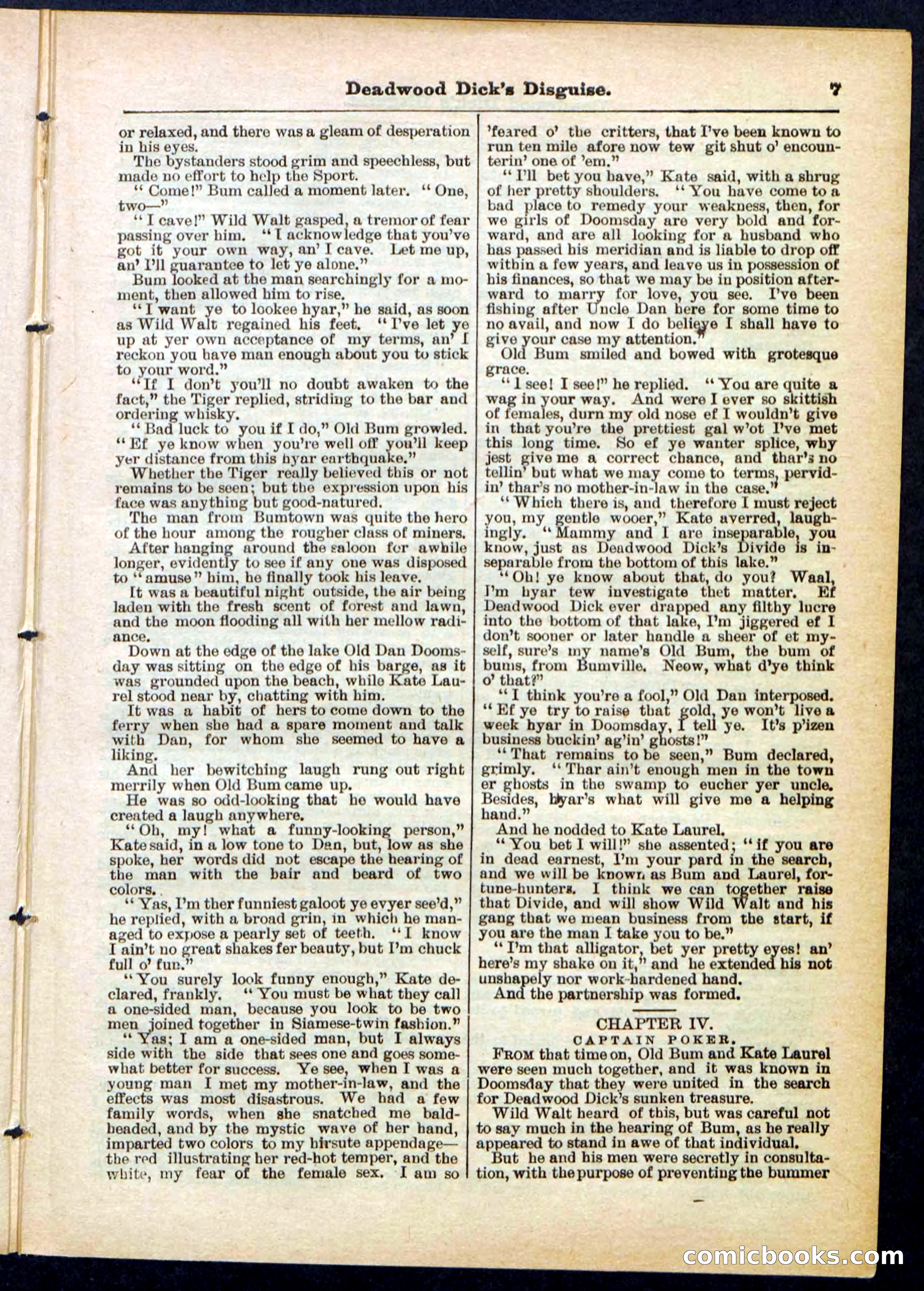 Beadle's Pocket Library No. 288 — page 7 of 32