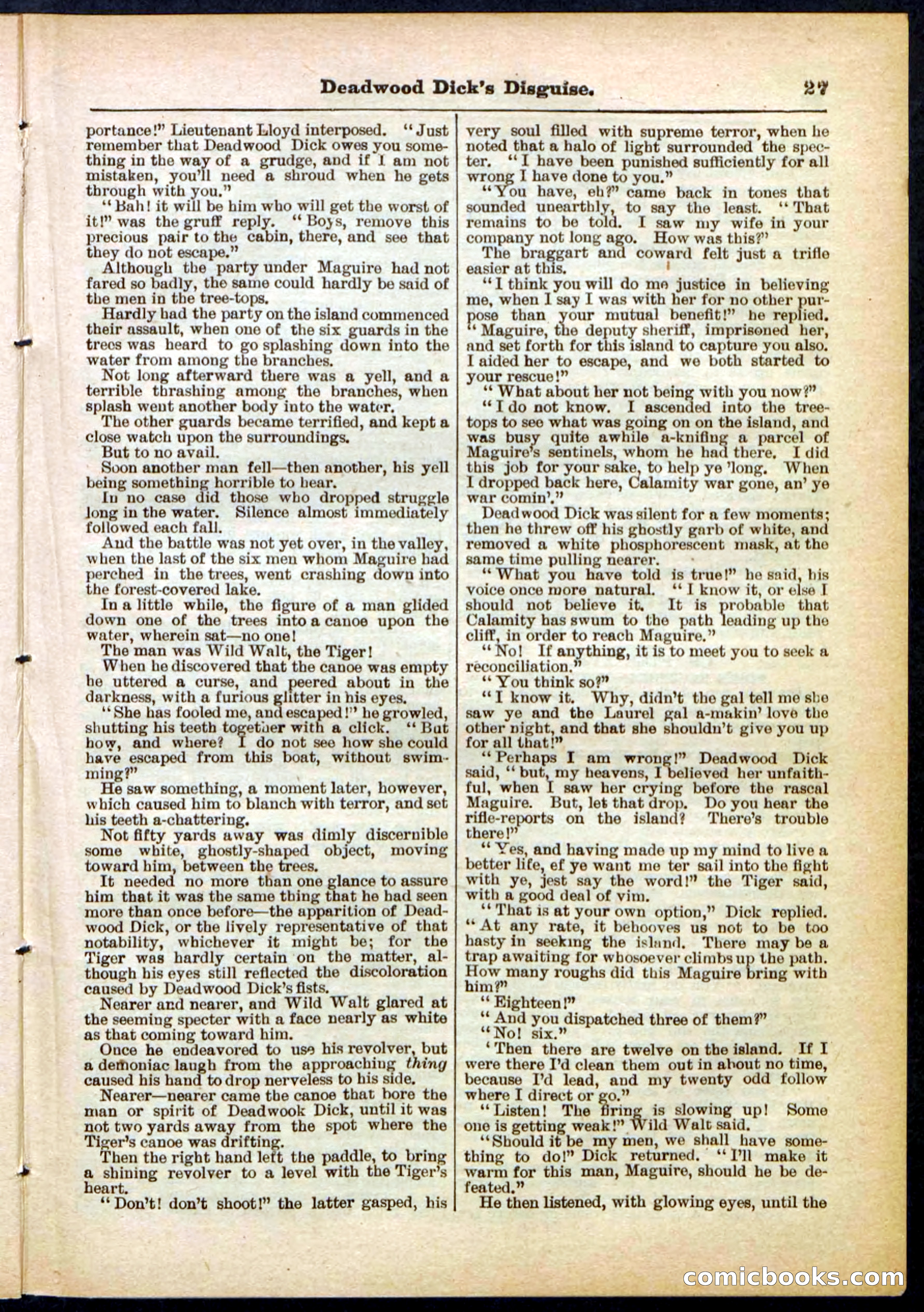 Beadle's Pocket Library No. 288 — page 27 of 32