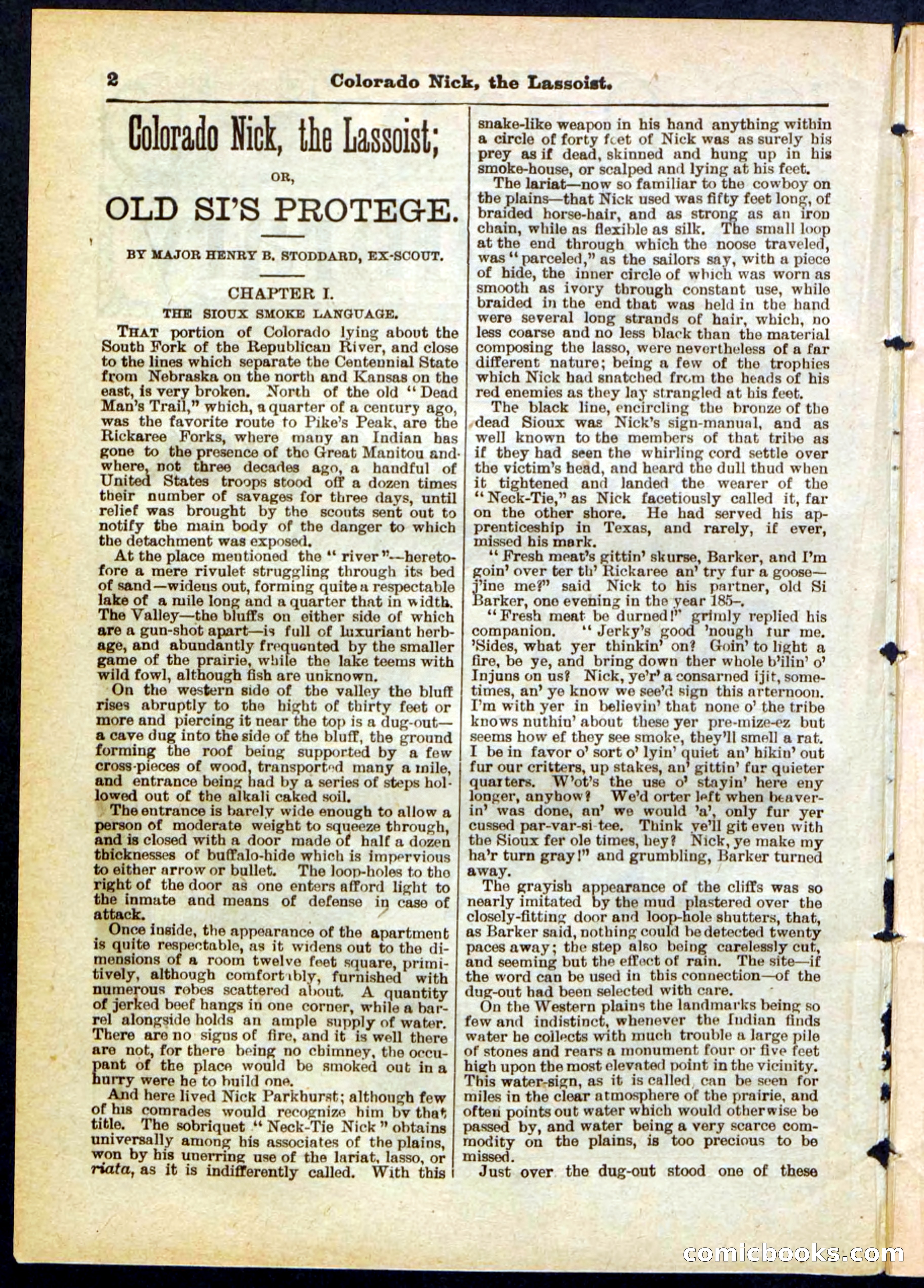 Beadle's Pocket Library No. 289 — page 2 of 32