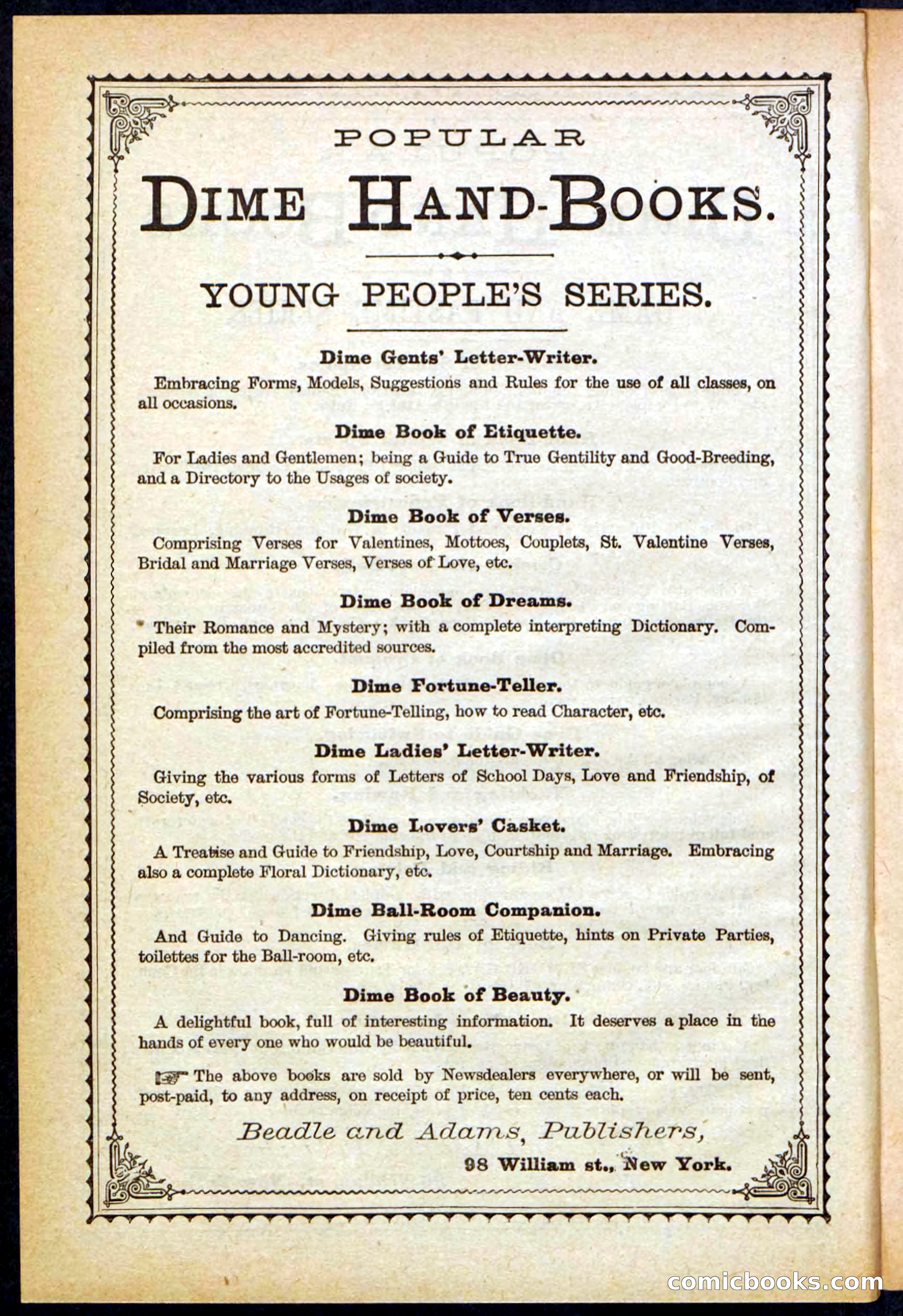 Beadle's Pocket Library No. 304 — page 40 of 48