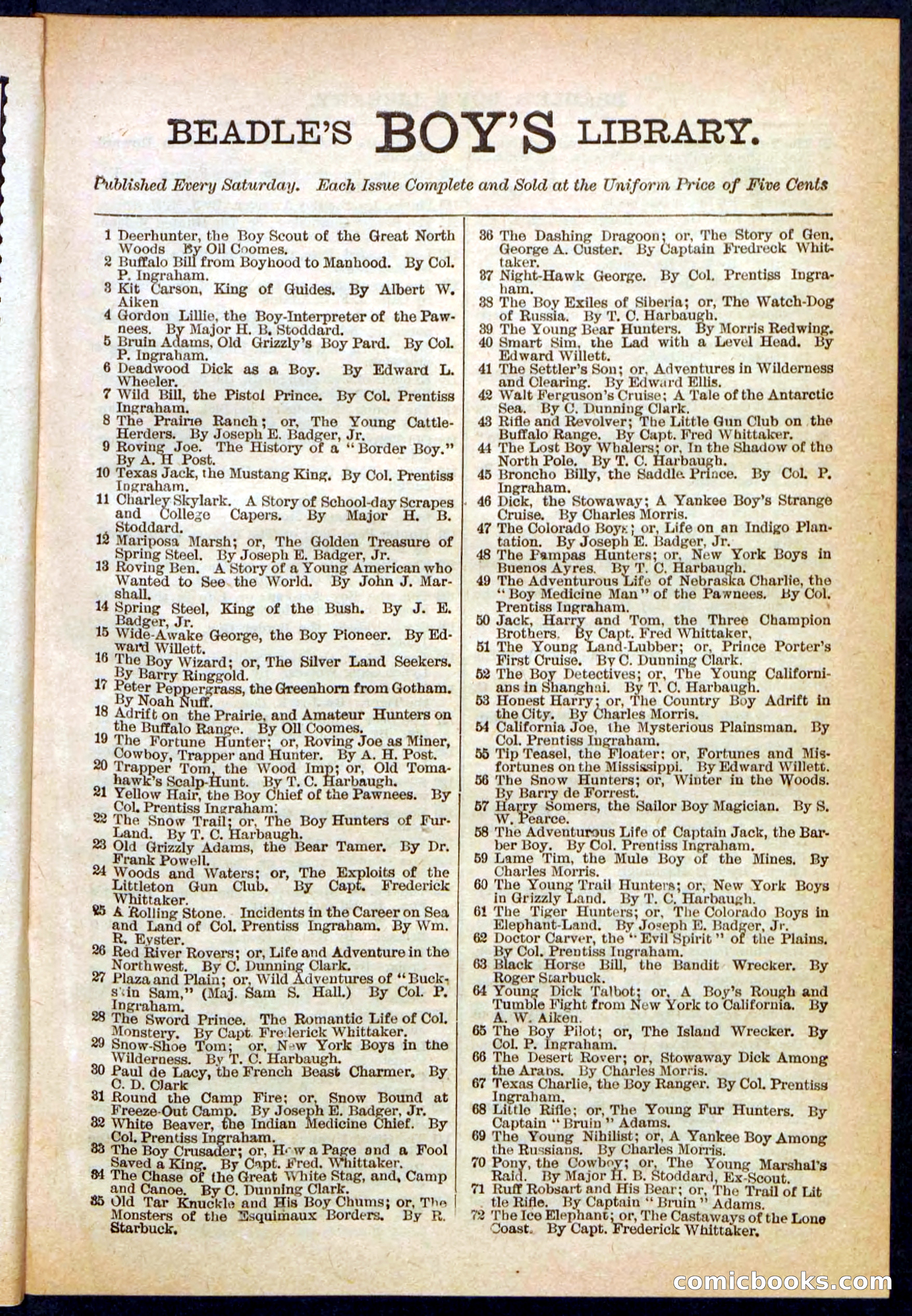 Beadle's Pocket Library No. 304 — page 41 of 48