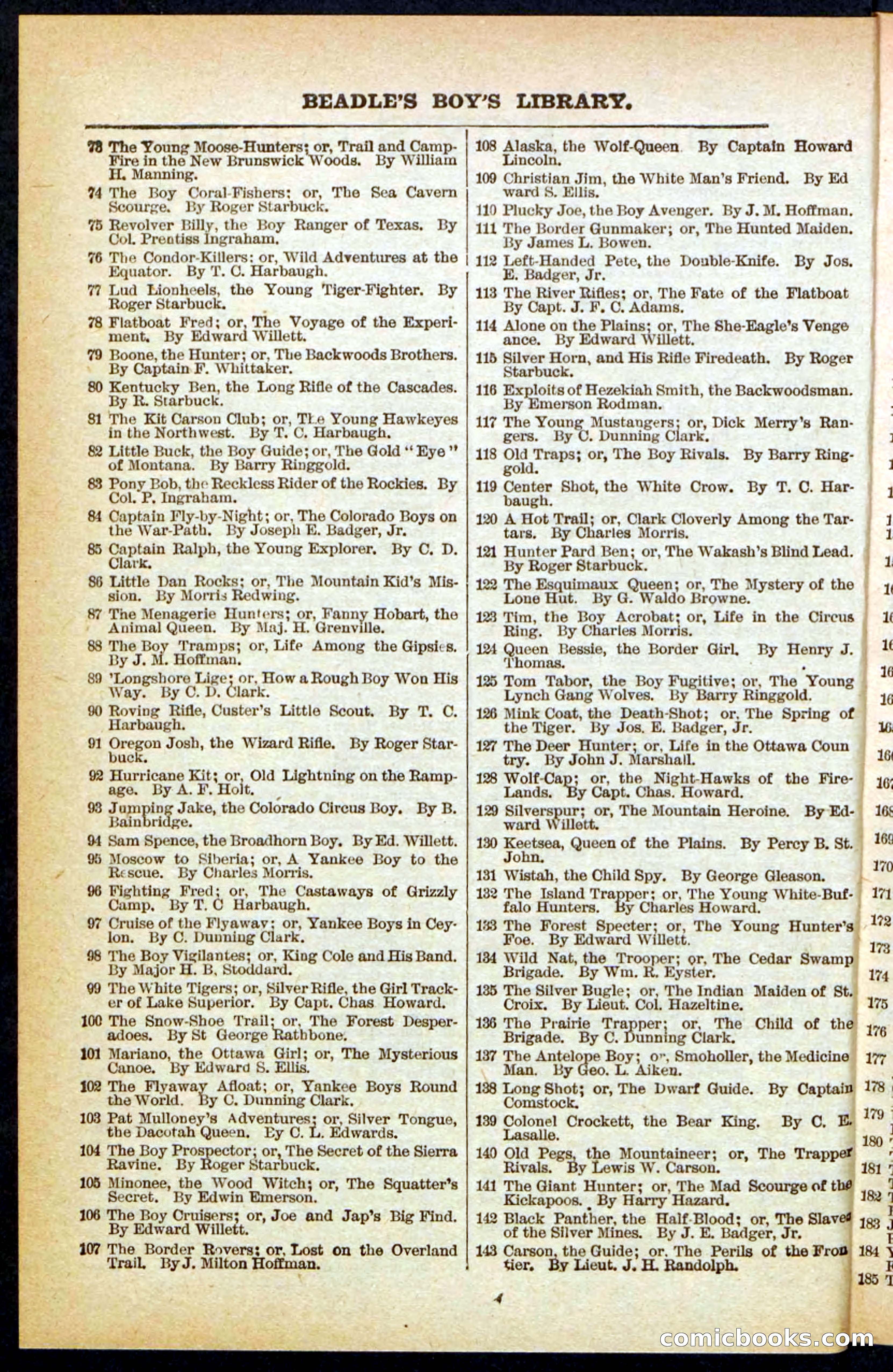 Beadle's Pocket Library No. 304 — page 42 of 48
