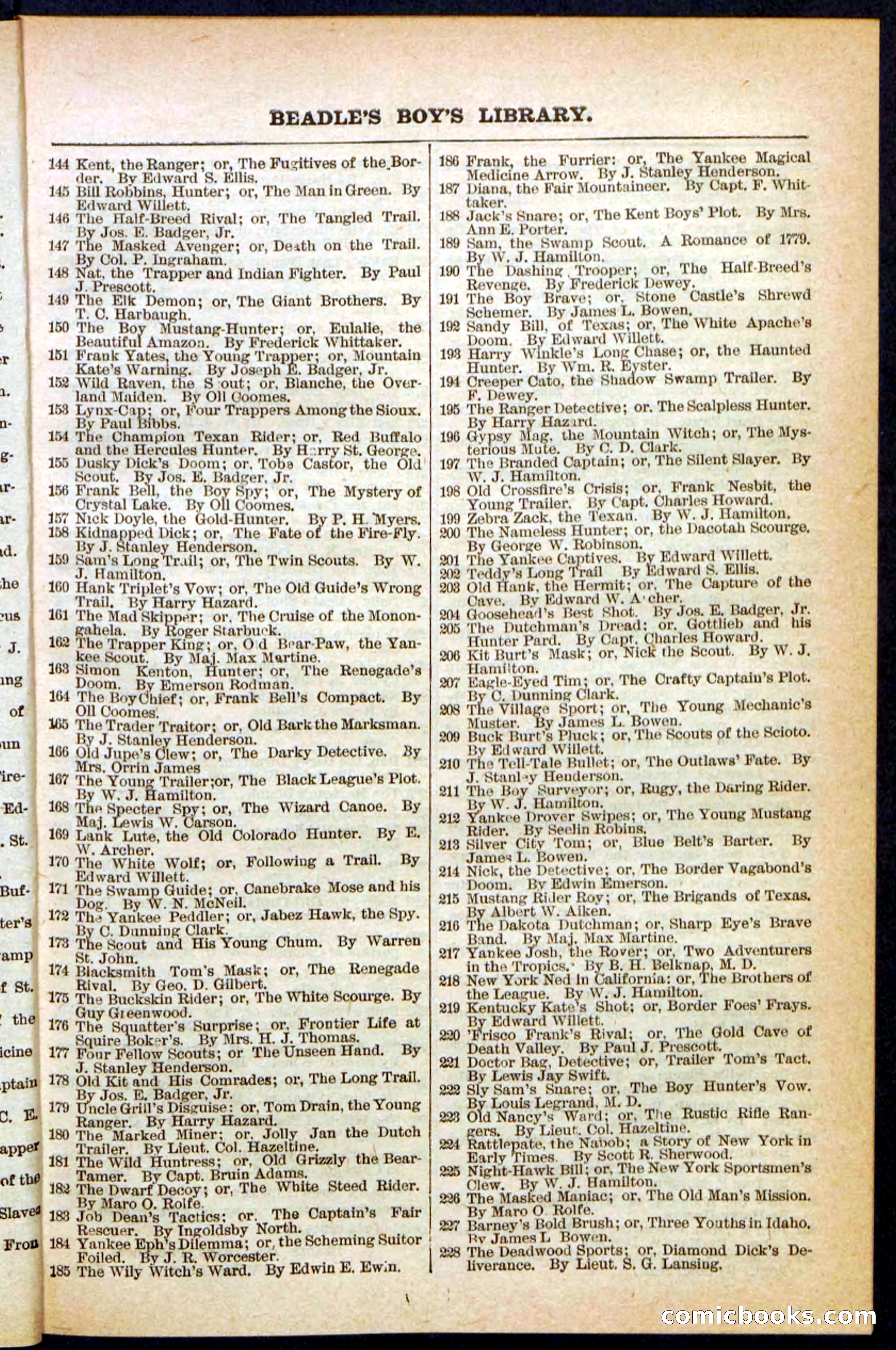 Beadle's Pocket Library No. 304 — page 43 of 48