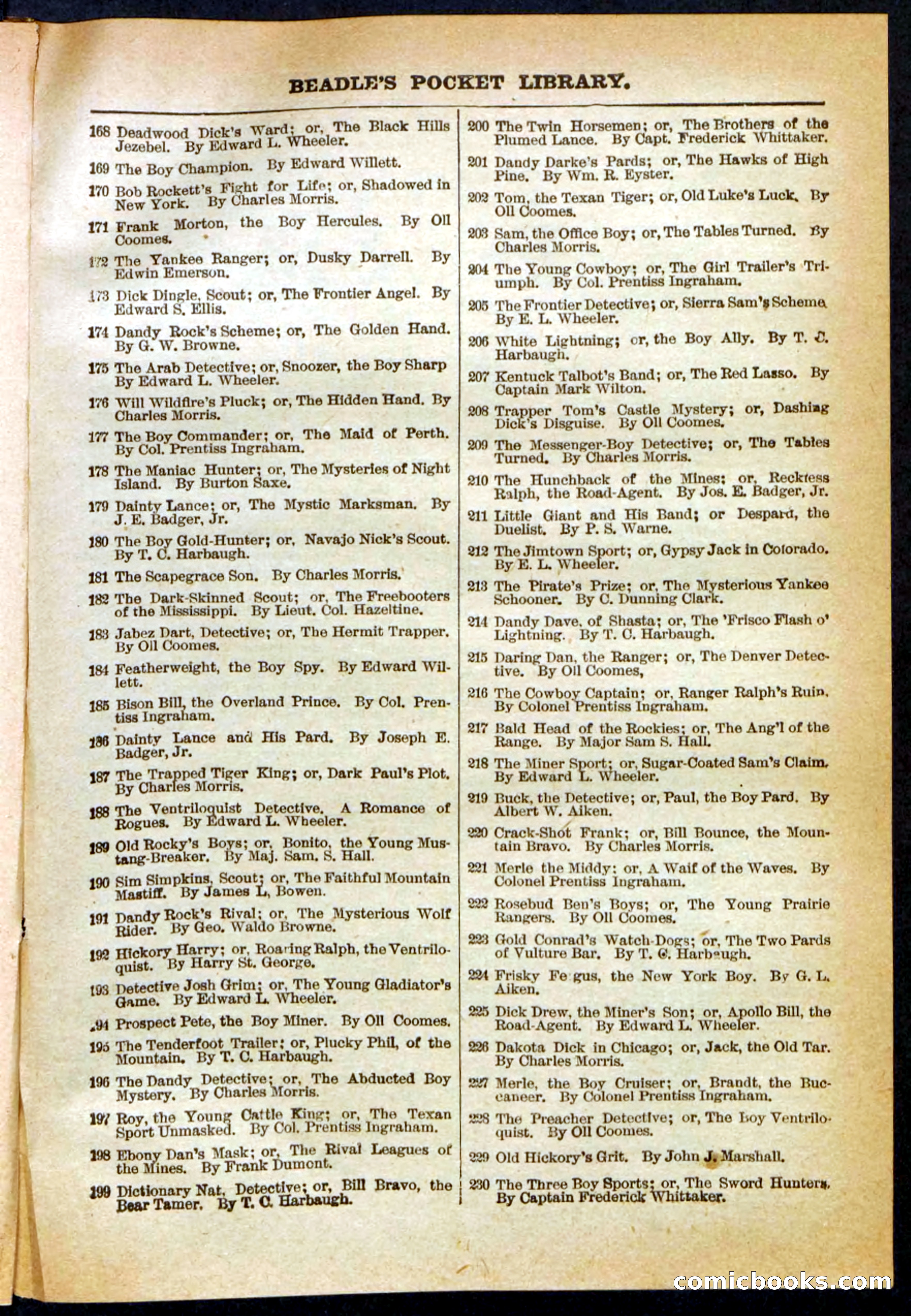 Beadle's Pocket Library No. 304 — page 47 of 48