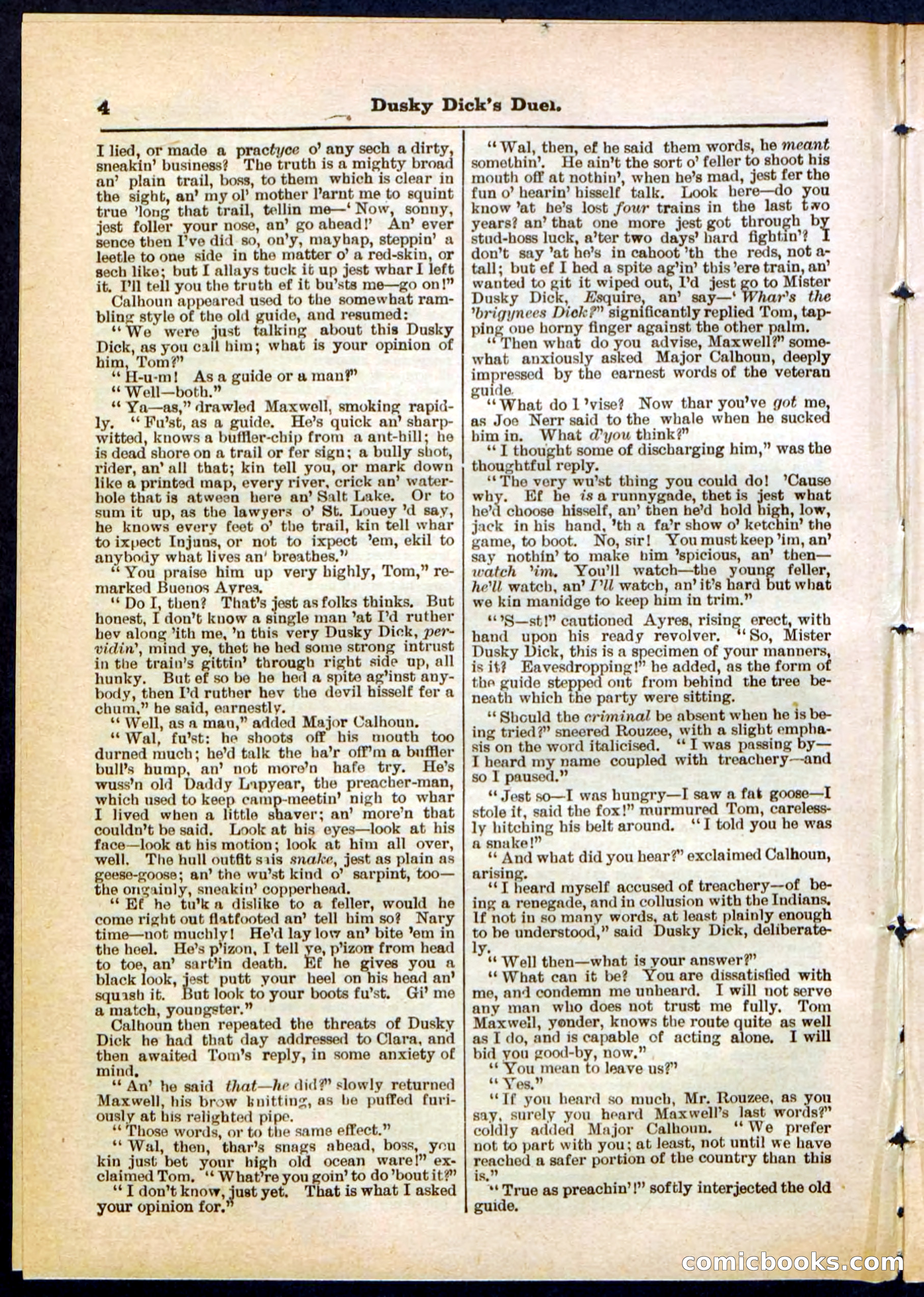 Beadle's Pocket Library No. 305 — page 4 of 32