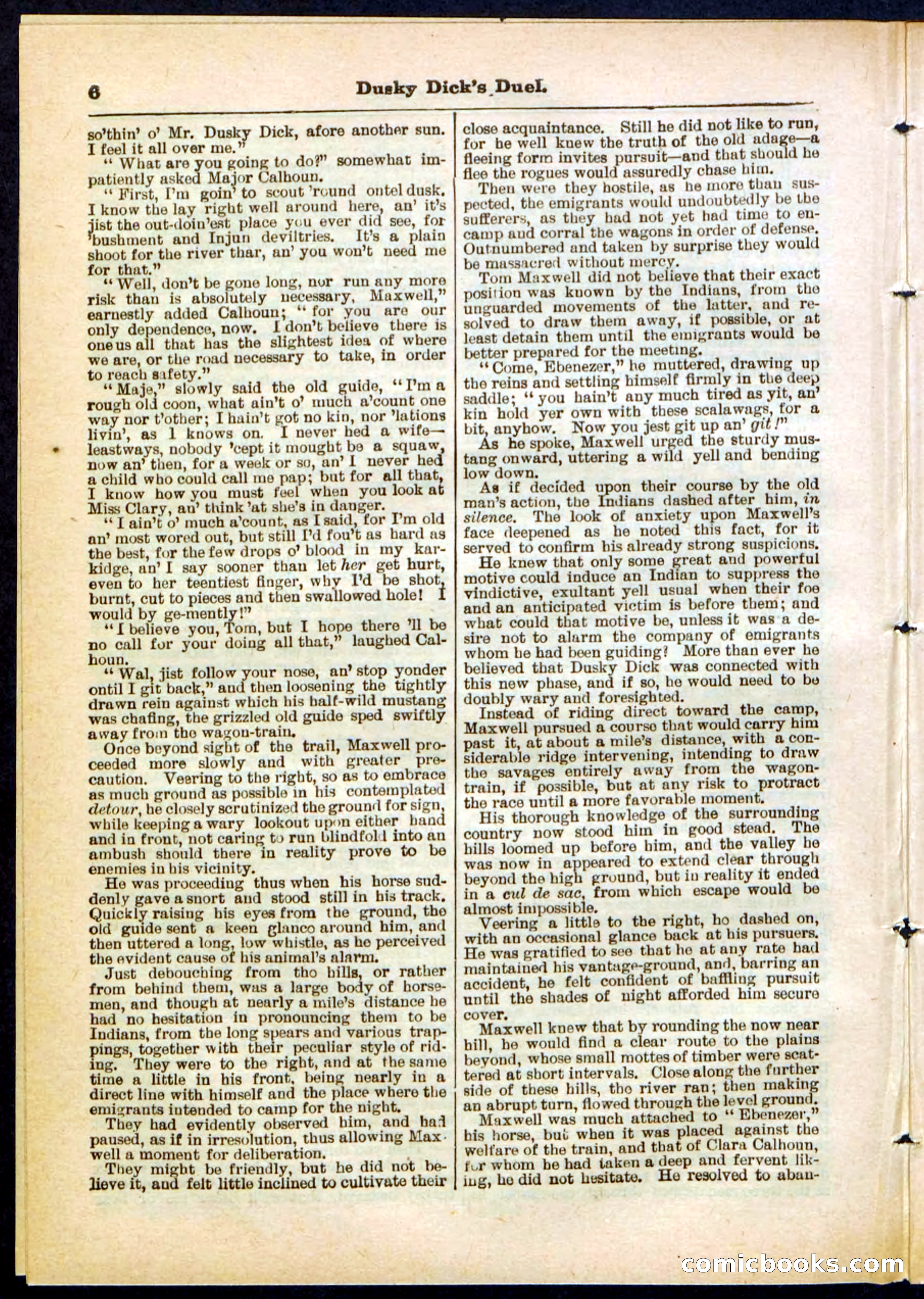 Beadle's Pocket Library No. 305 — page 6 of 32