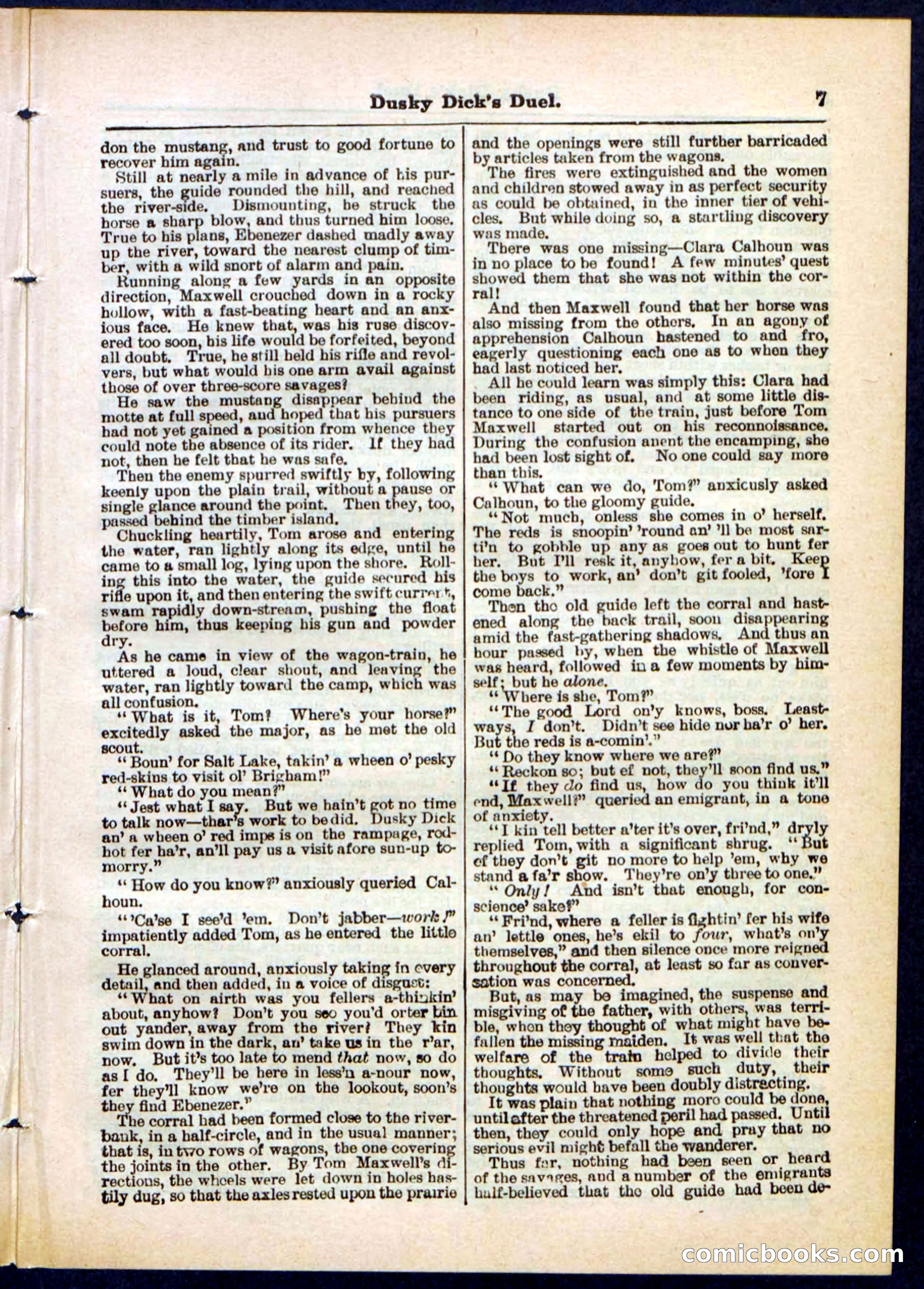 Beadle's Pocket Library No. 305 — page 7 of 32