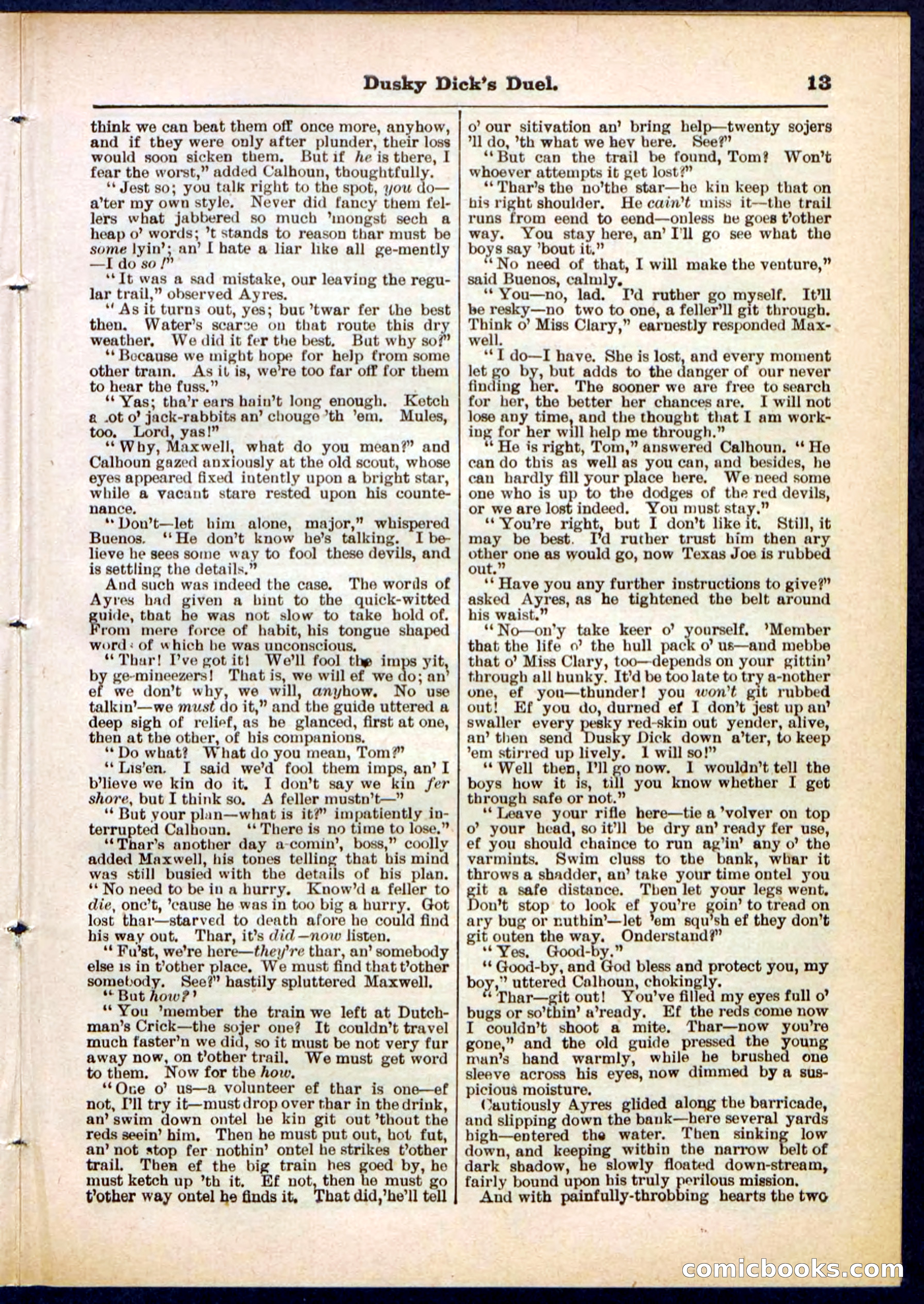 Beadle's Pocket Library No. 305 — page 13 of 32