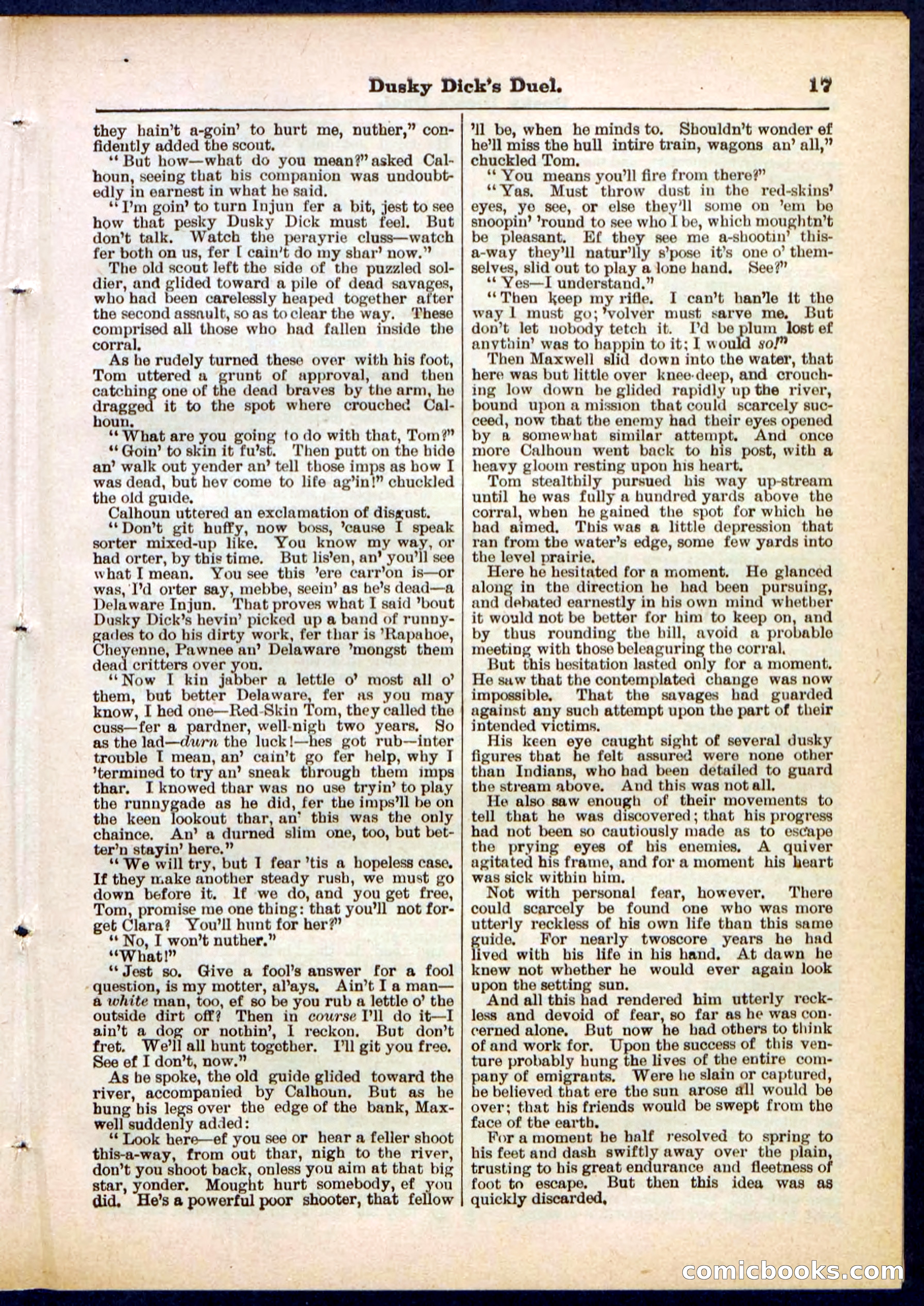 Beadle's Pocket Library No. 305 — page 17 of 32
