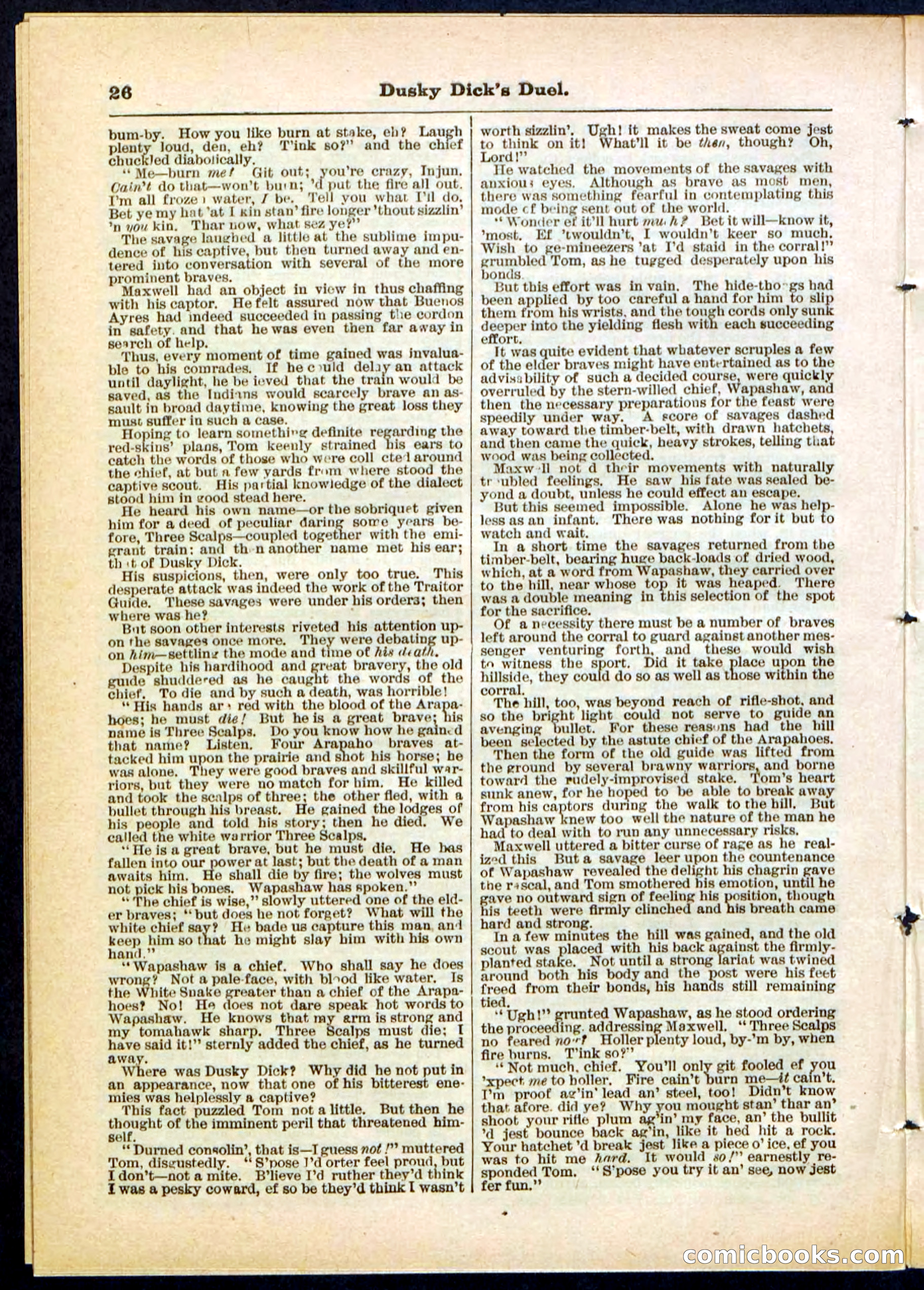 Beadle's Pocket Library No. 305 — page 26 of 32