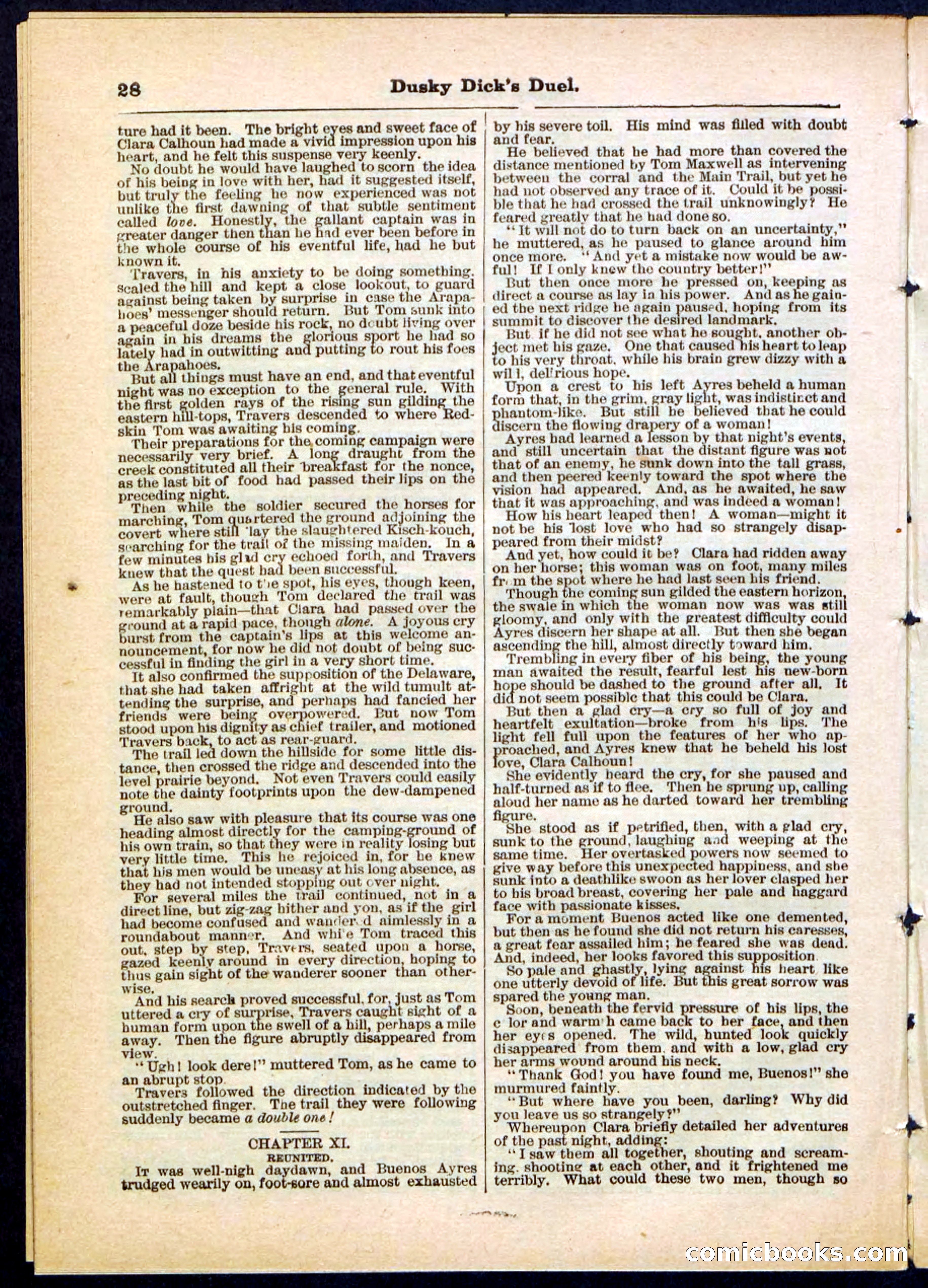 Beadle's Pocket Library No. 305 — page 28 of 32