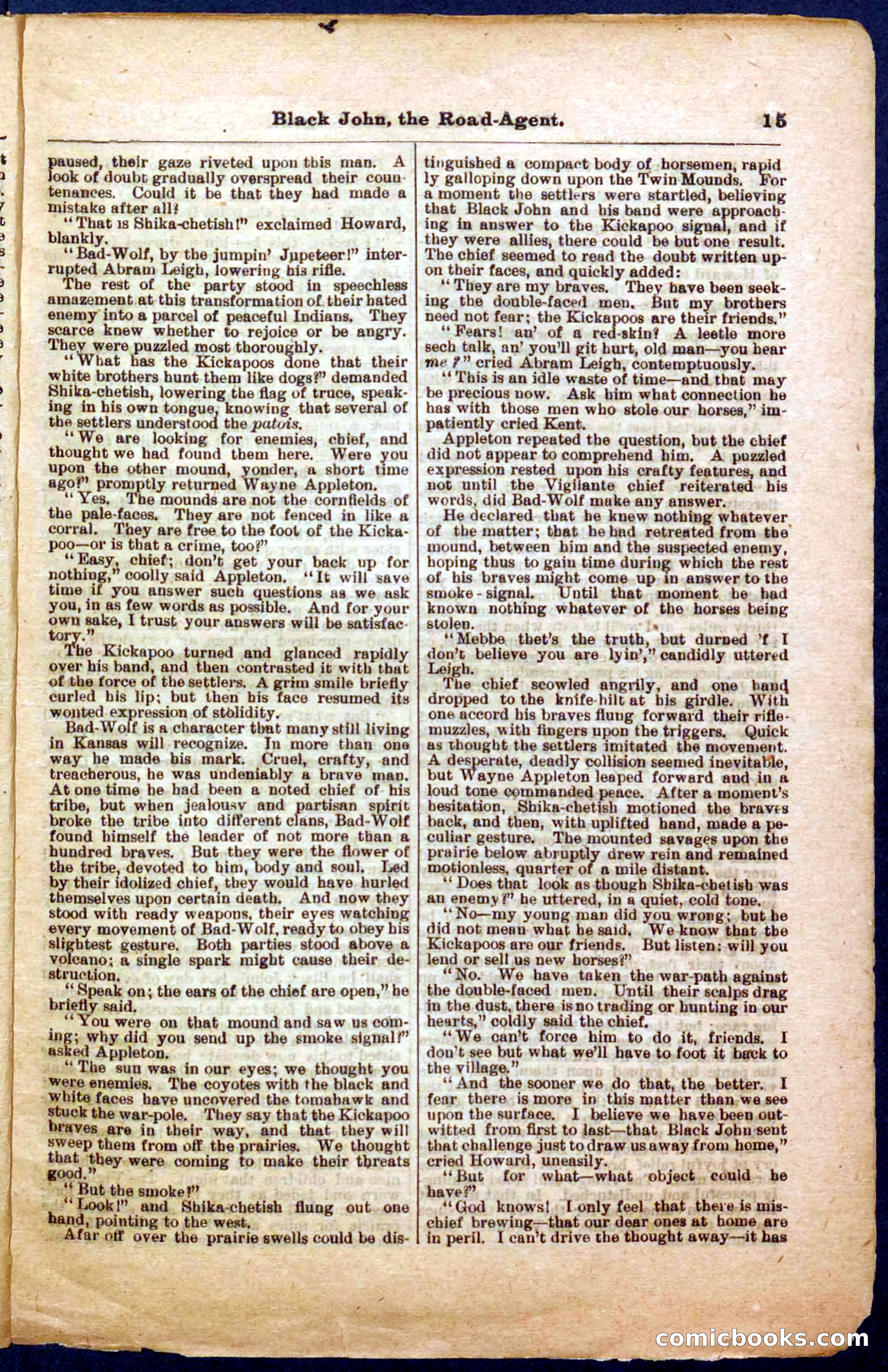 Beadle's Pocket Library, Vol. III, No. 32 — page 15 of 32