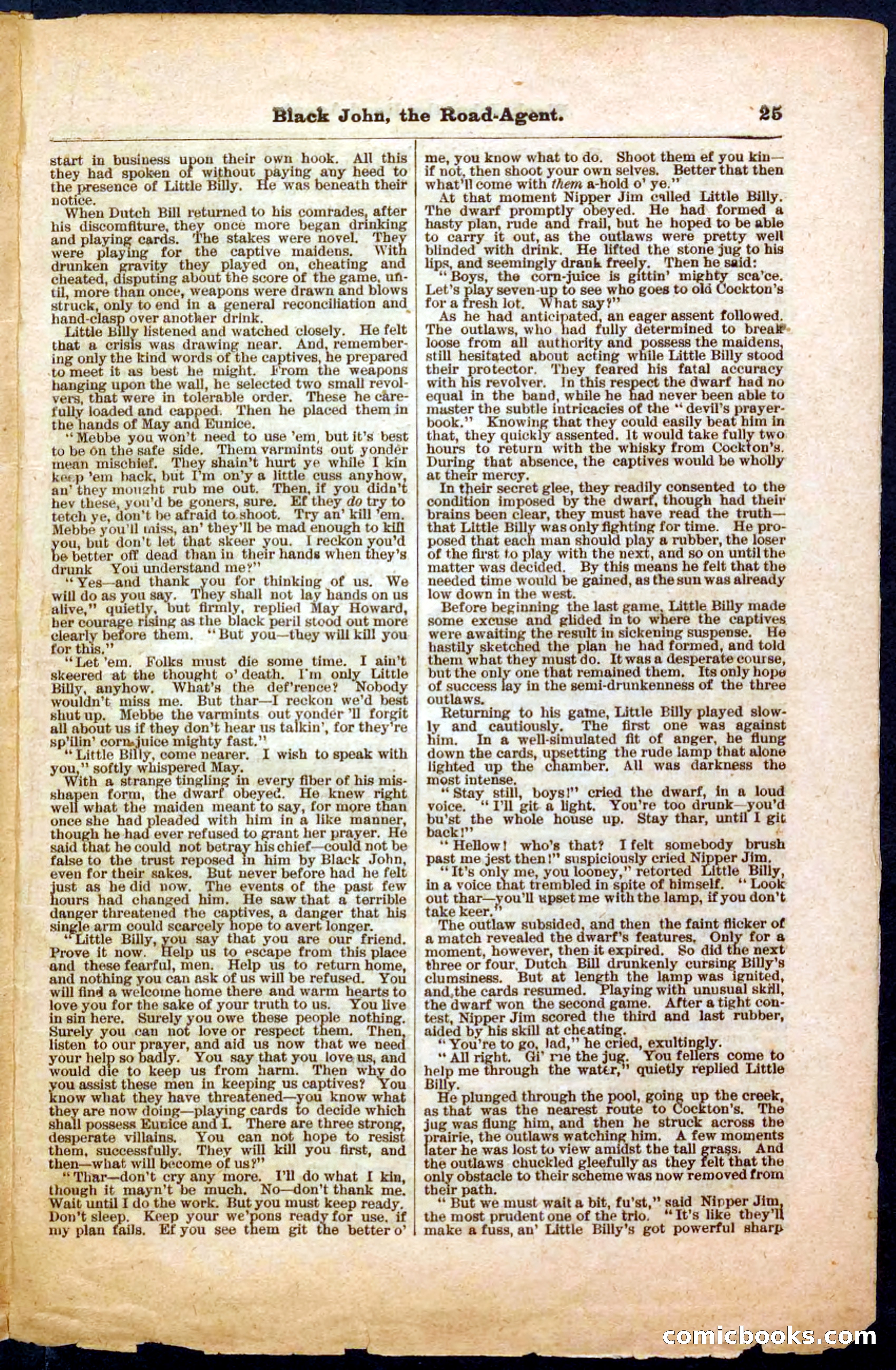 Beadle's Pocket Library, Vol. III, No. 32 — page 25 of 32