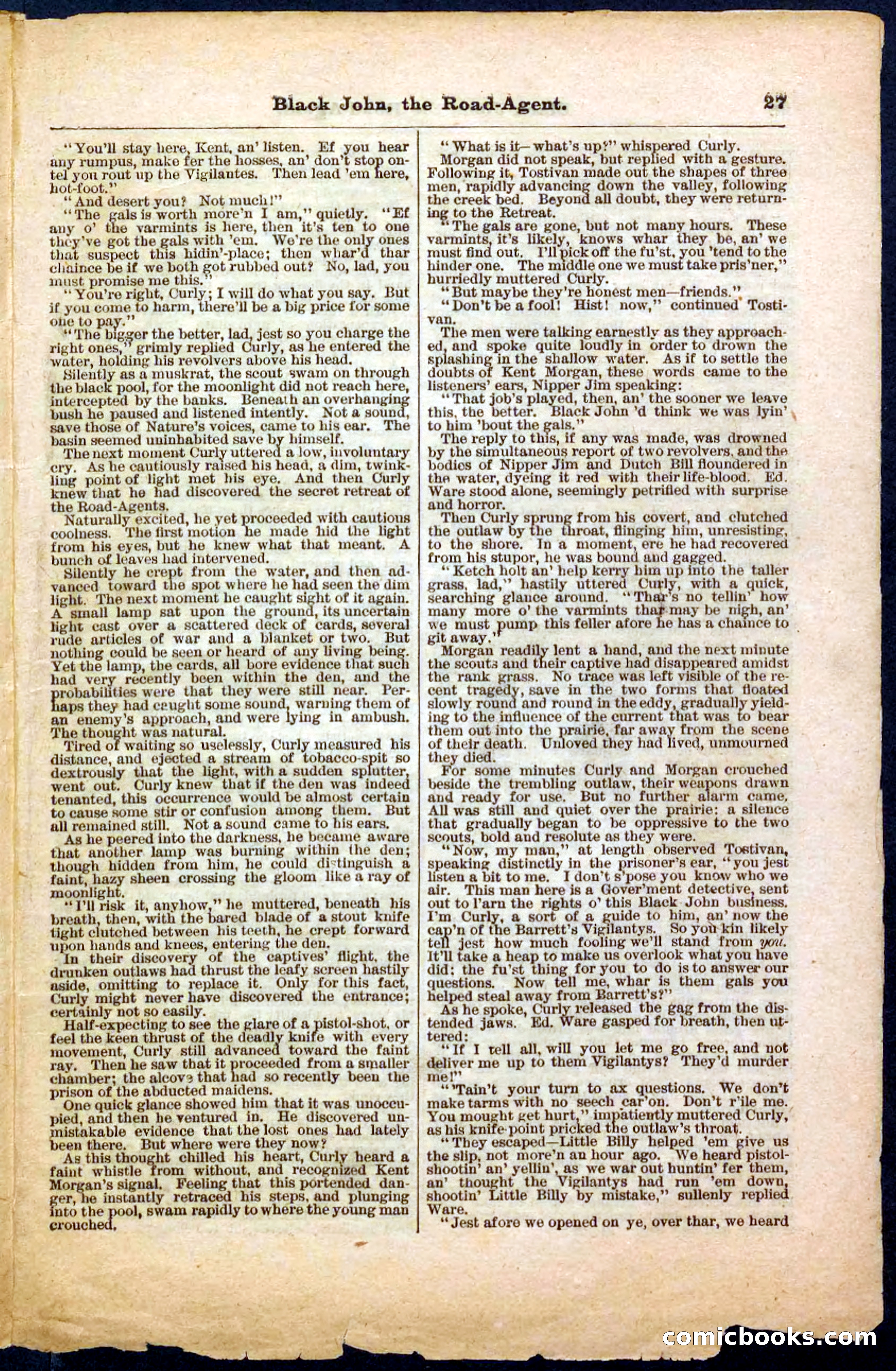 Beadle's Pocket Library, Vol. III, No. 32 — page 27 of 32