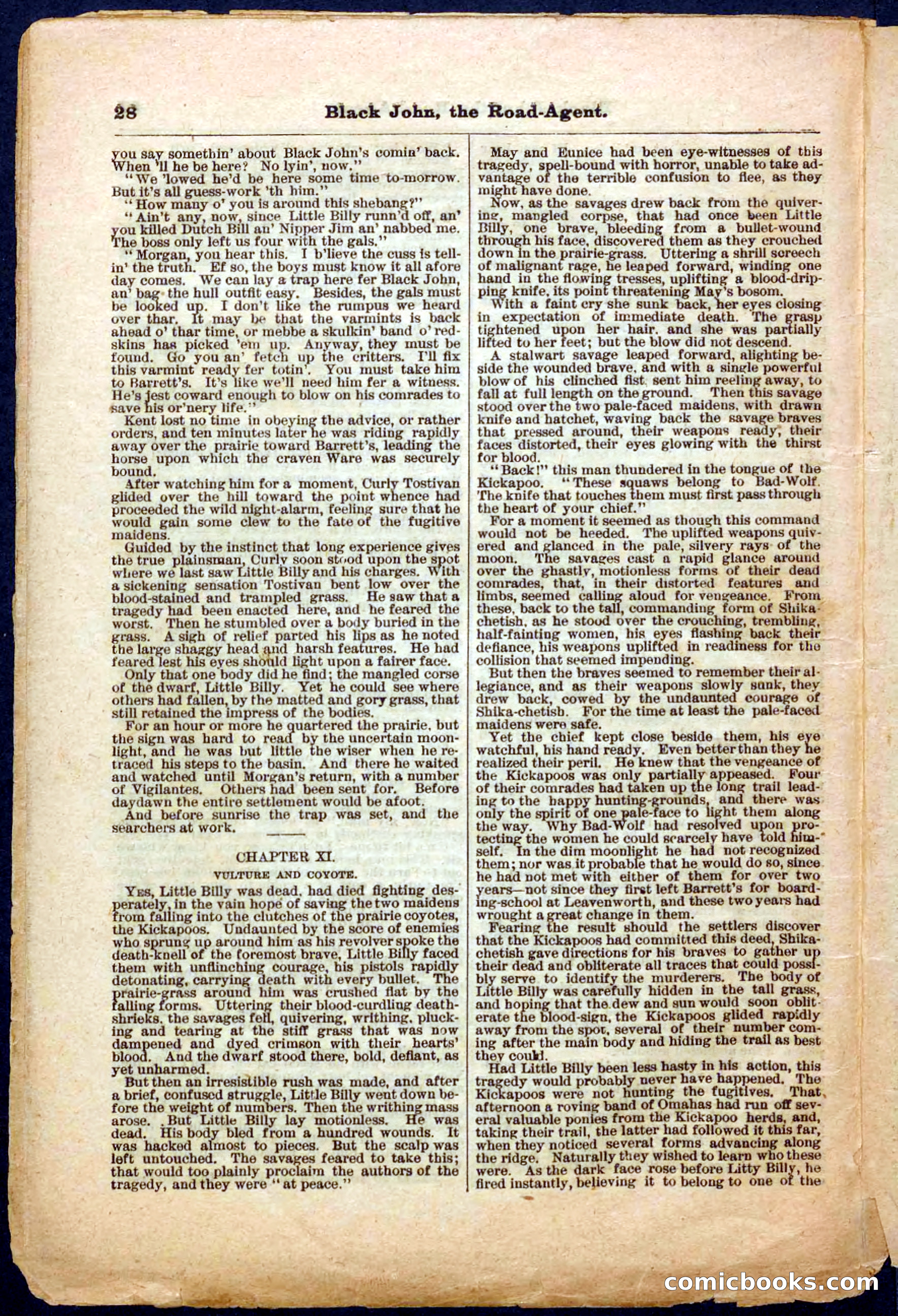 Beadle's Pocket Library, Vol. III, No. 32 — page 28 of 32