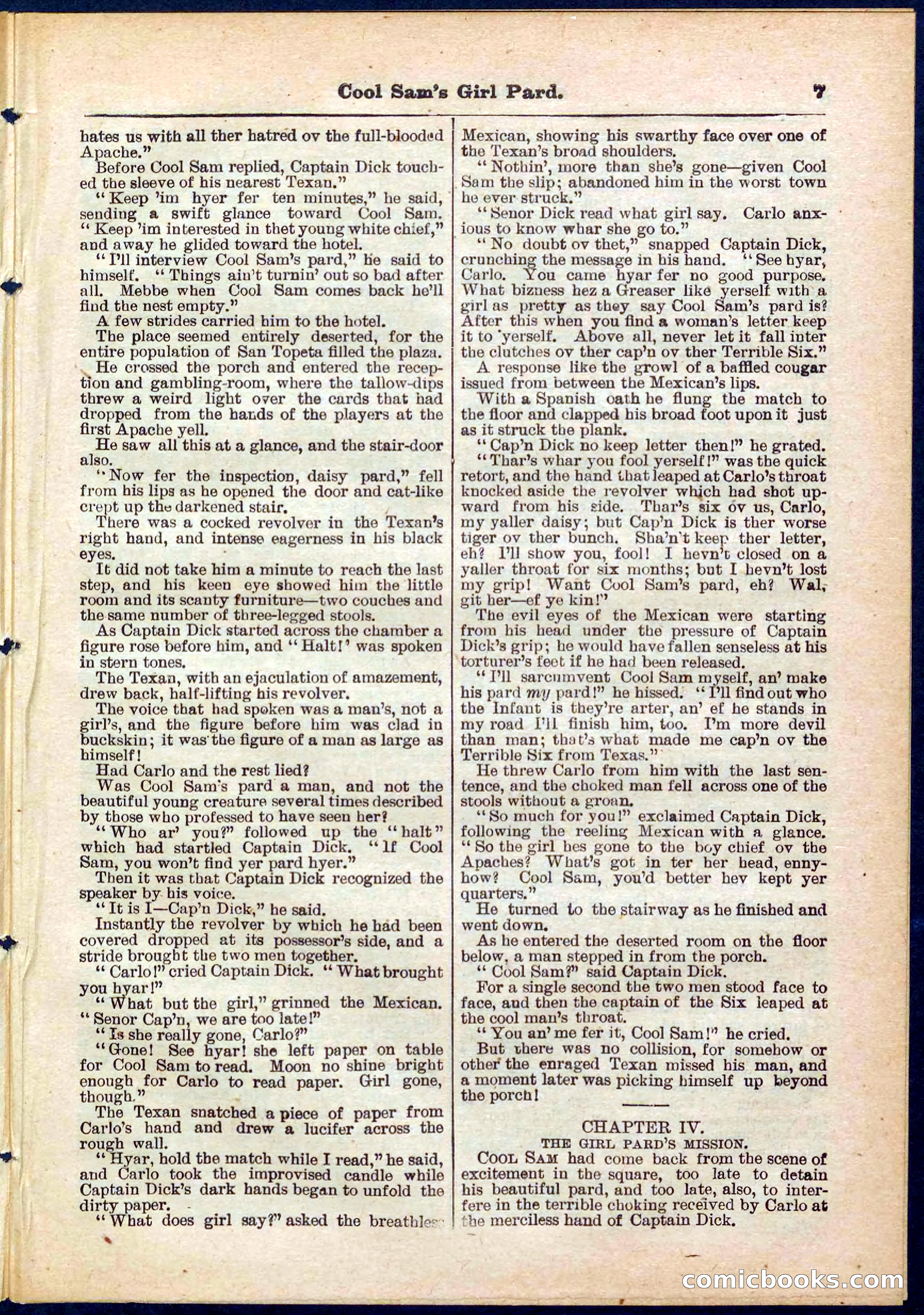 Beadle's Pocket Library No. 320 — page 7 of 32