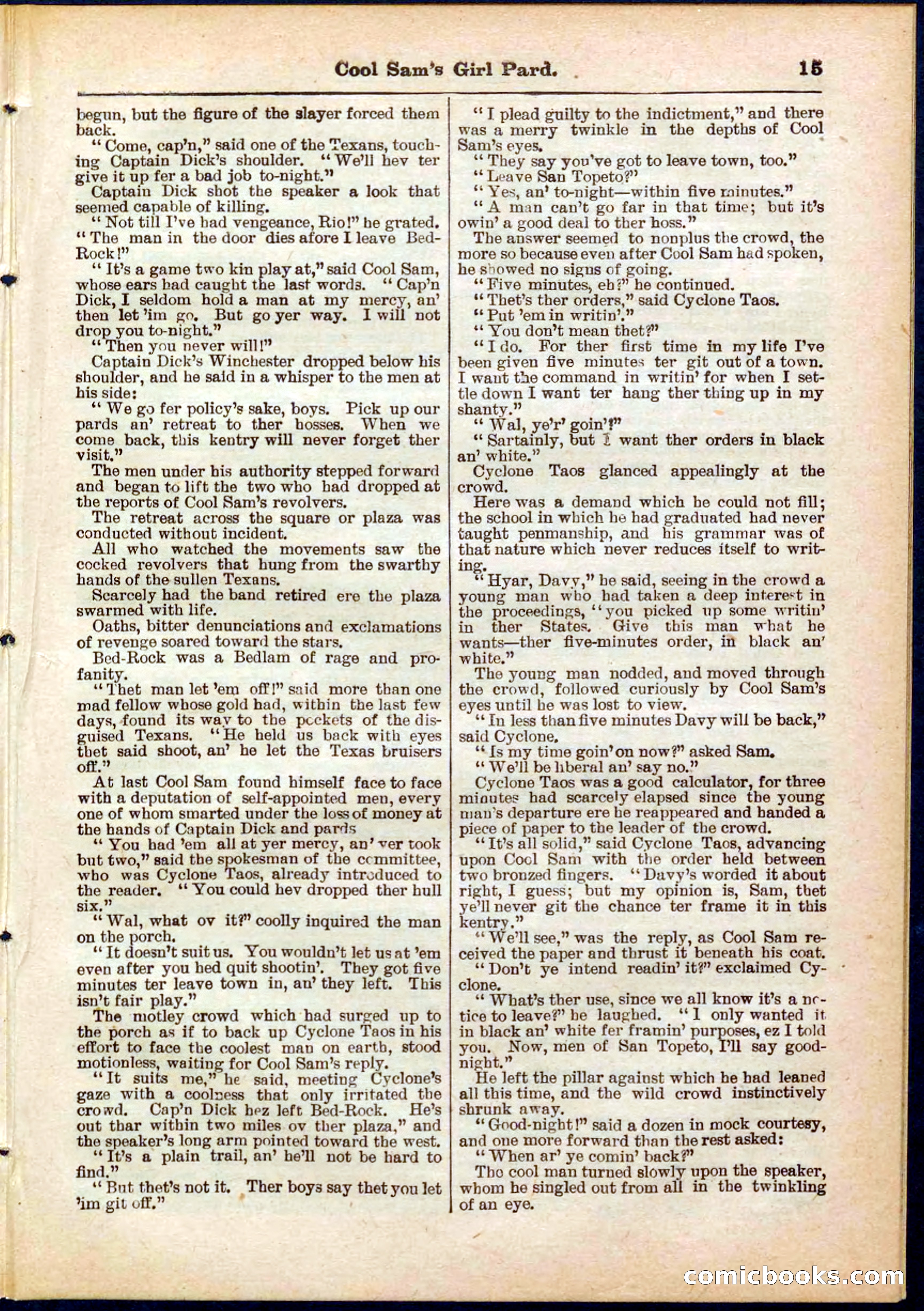 Beadle's Pocket Library No. 320 — page 15 of 32