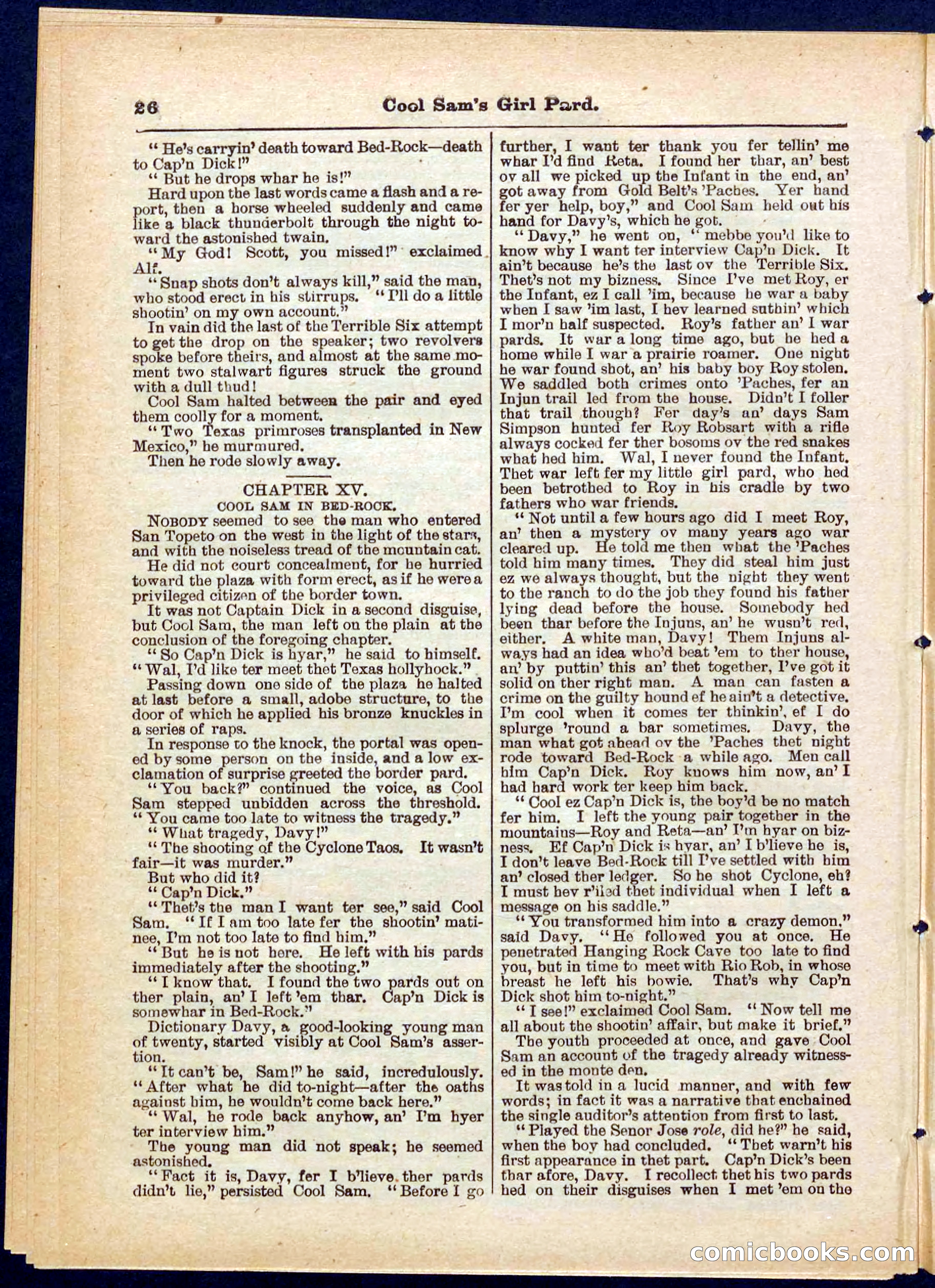 Beadle's Pocket Library No. 320 — page 26 of 32