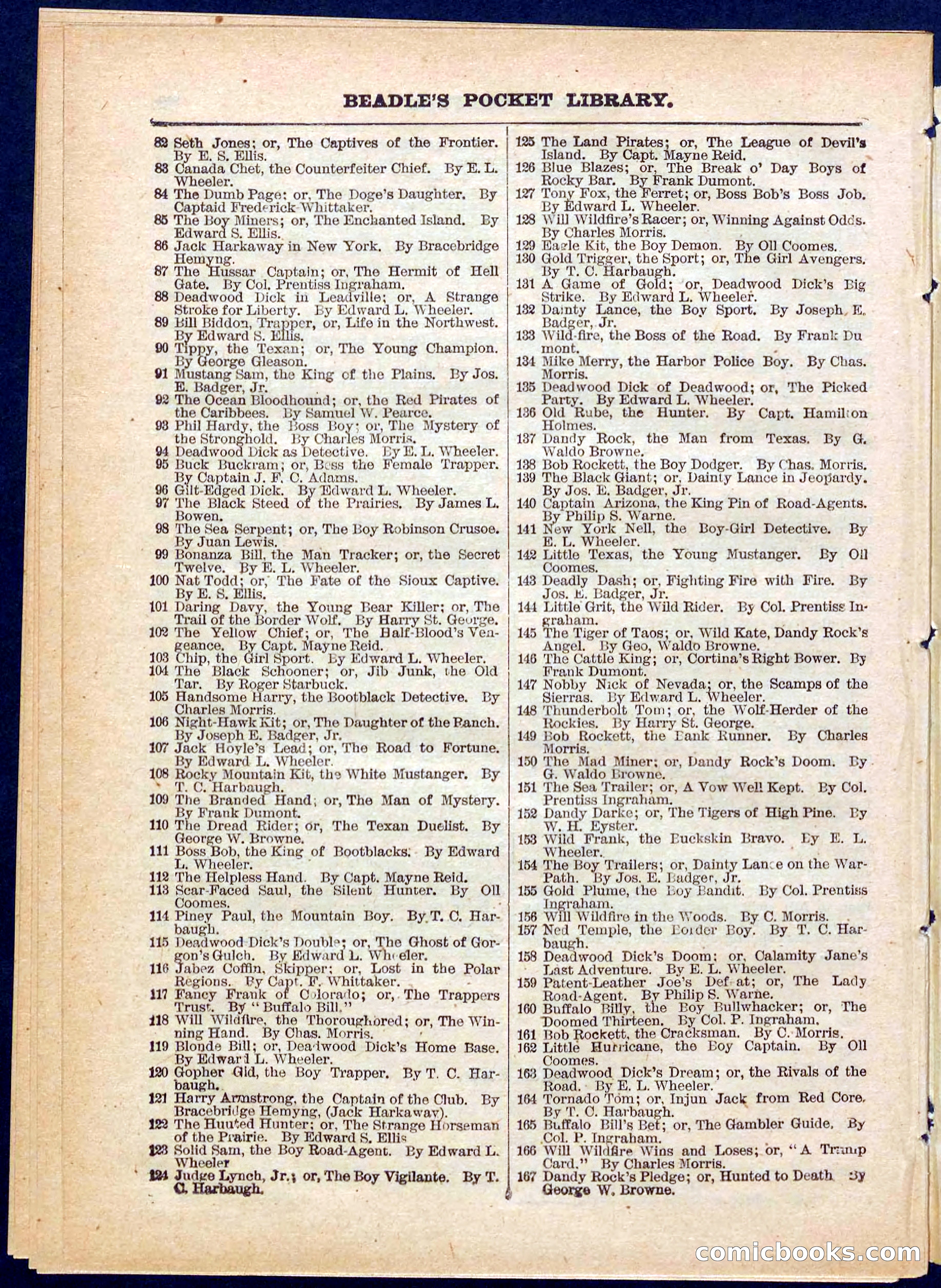 Beadle's Pocket Library No. 320 — page 30 of 32