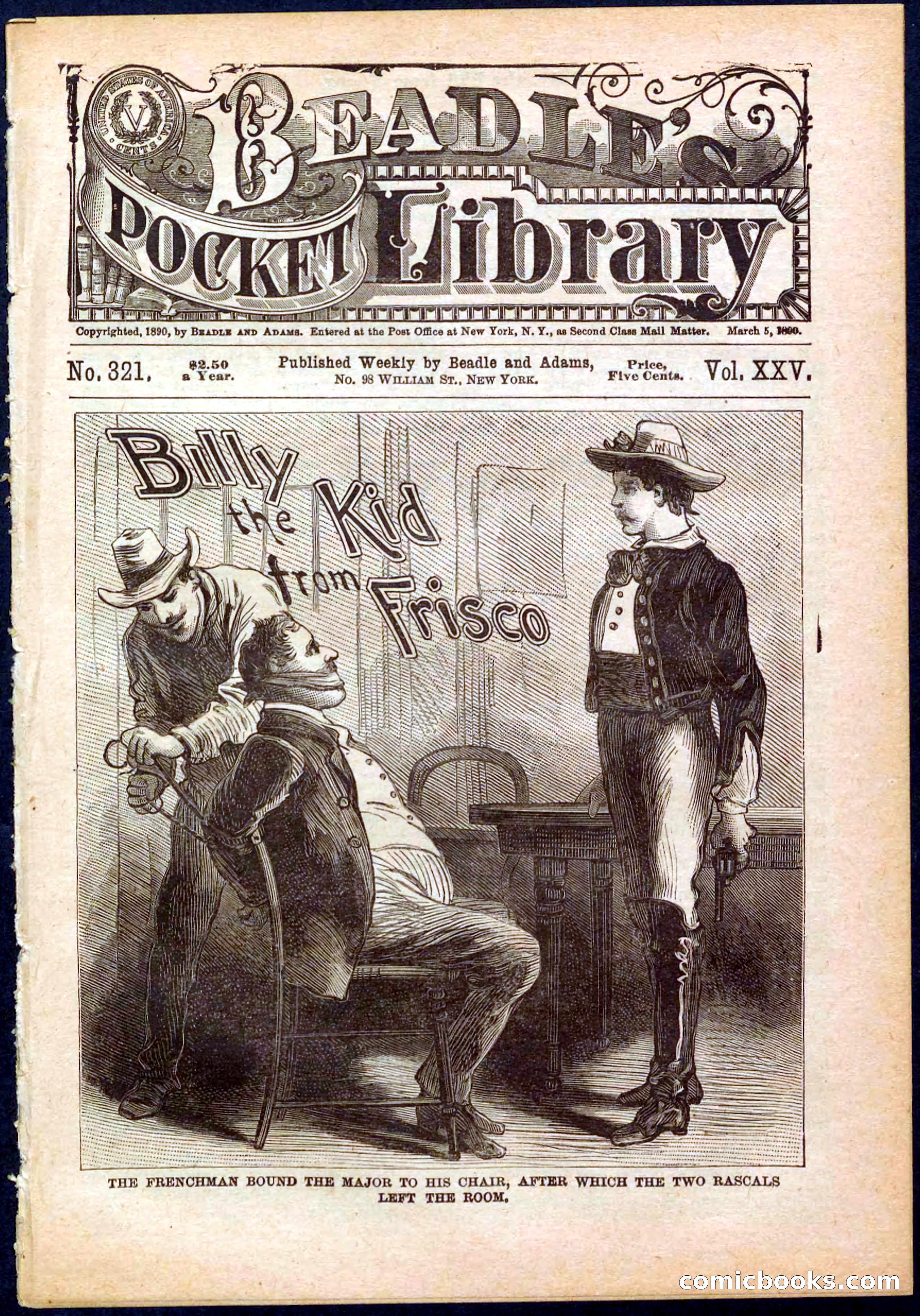 Beadle's Pocket Library No. 321 — page 1 of 32