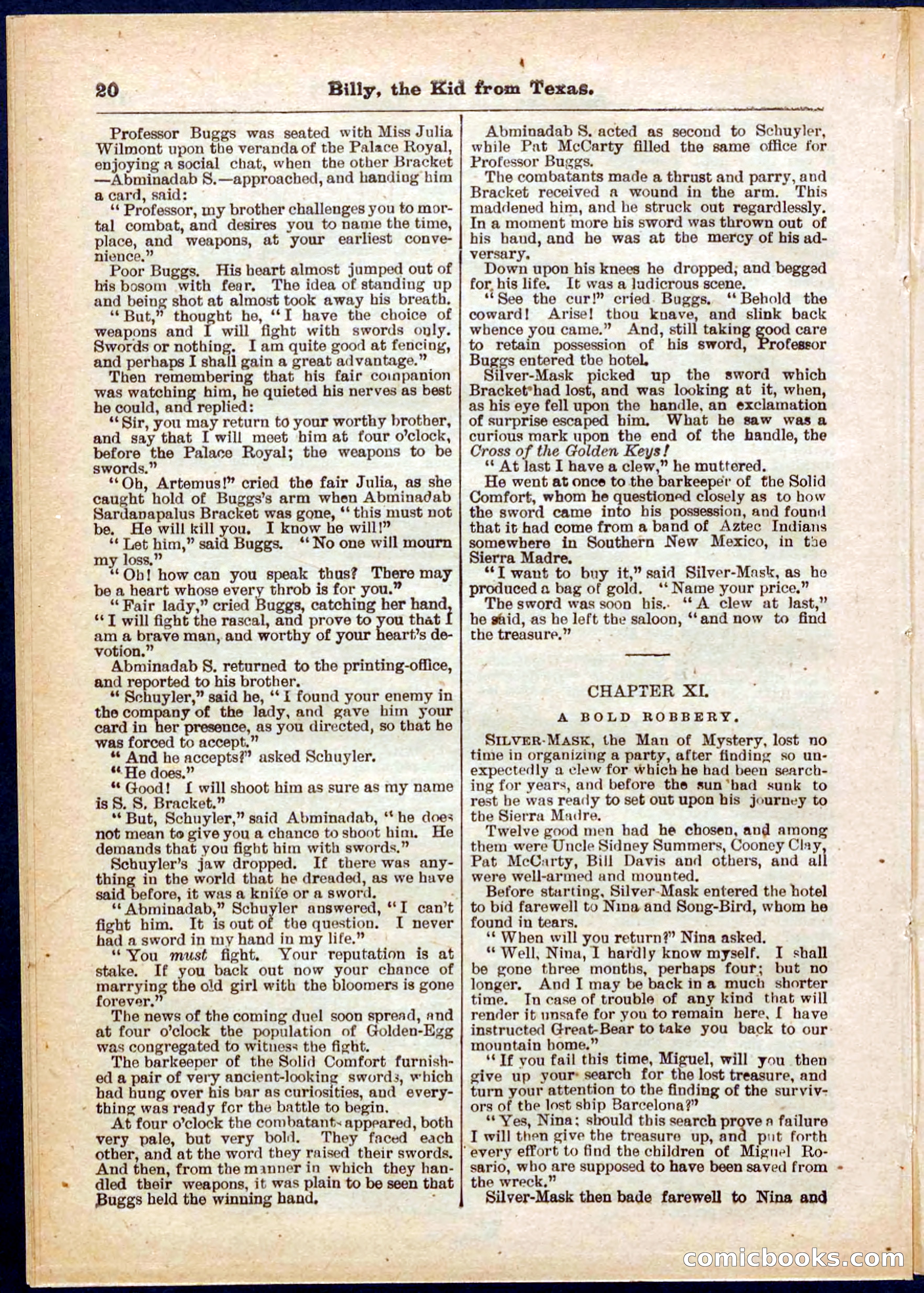 Beadle's Pocket Library No. 321 — page 20 of 32