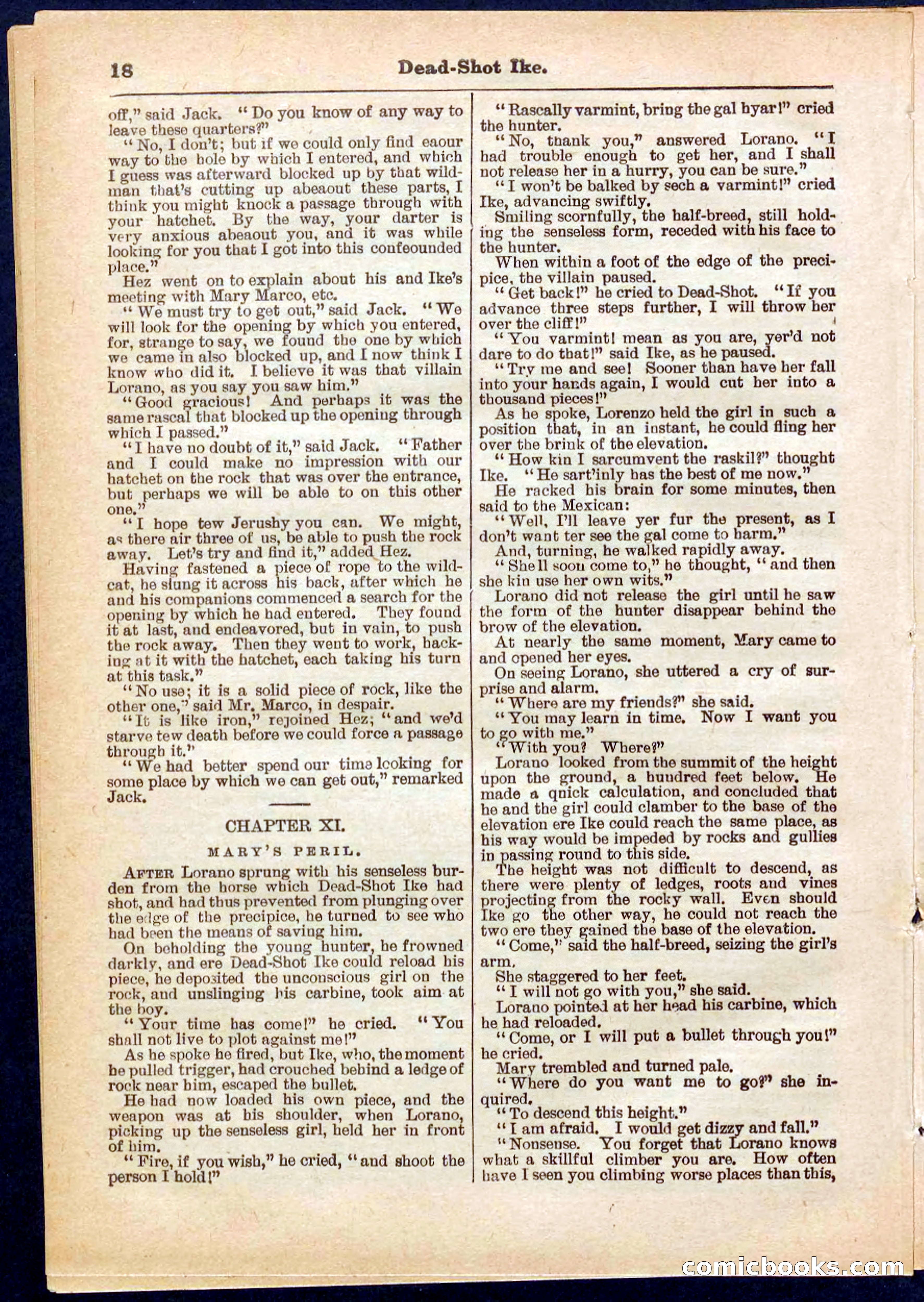 Beadle's Pocket Library No. 323 — page 18 of 32
