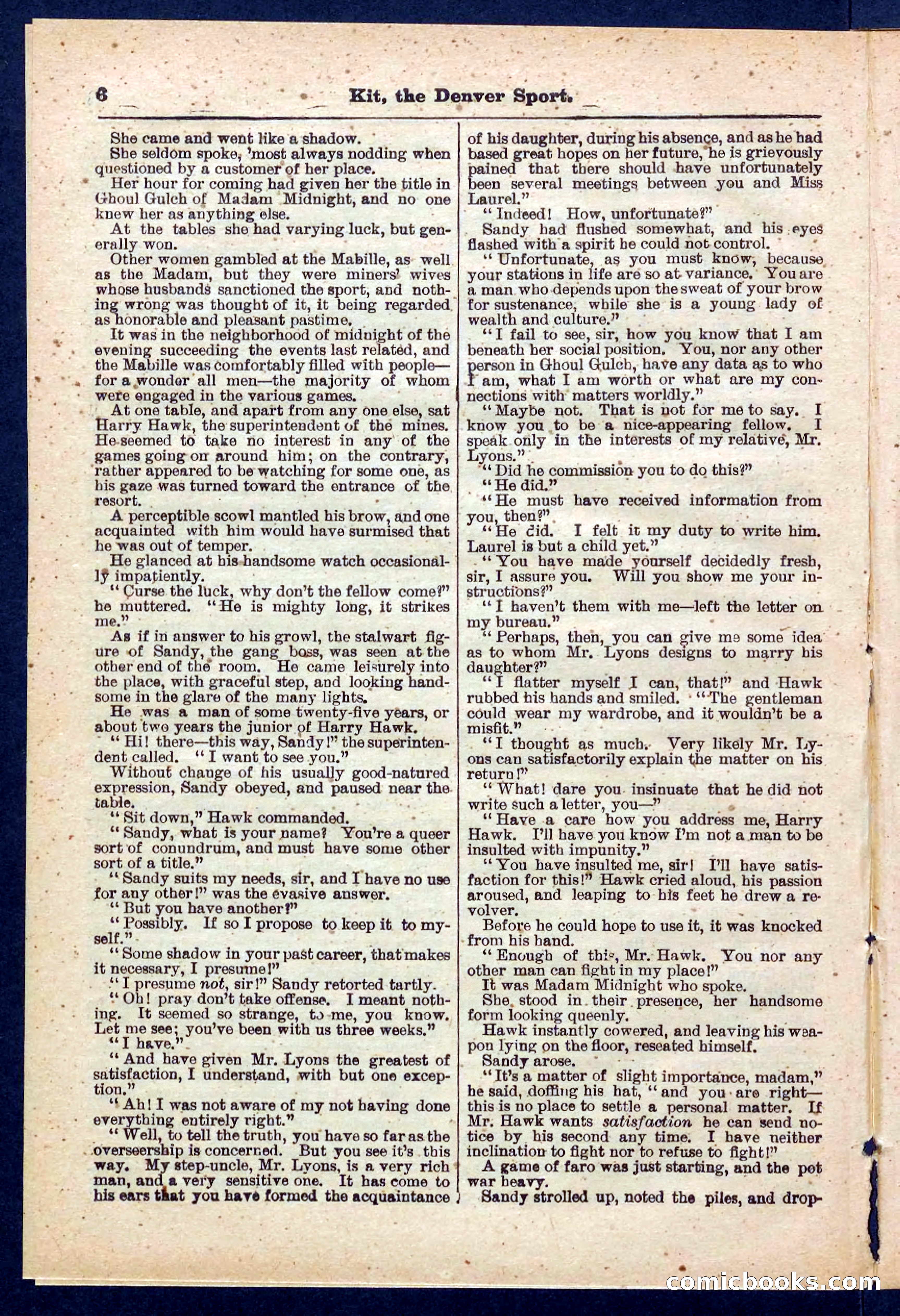 Beadle's Pocket Library No. 324 — page 6 of 32