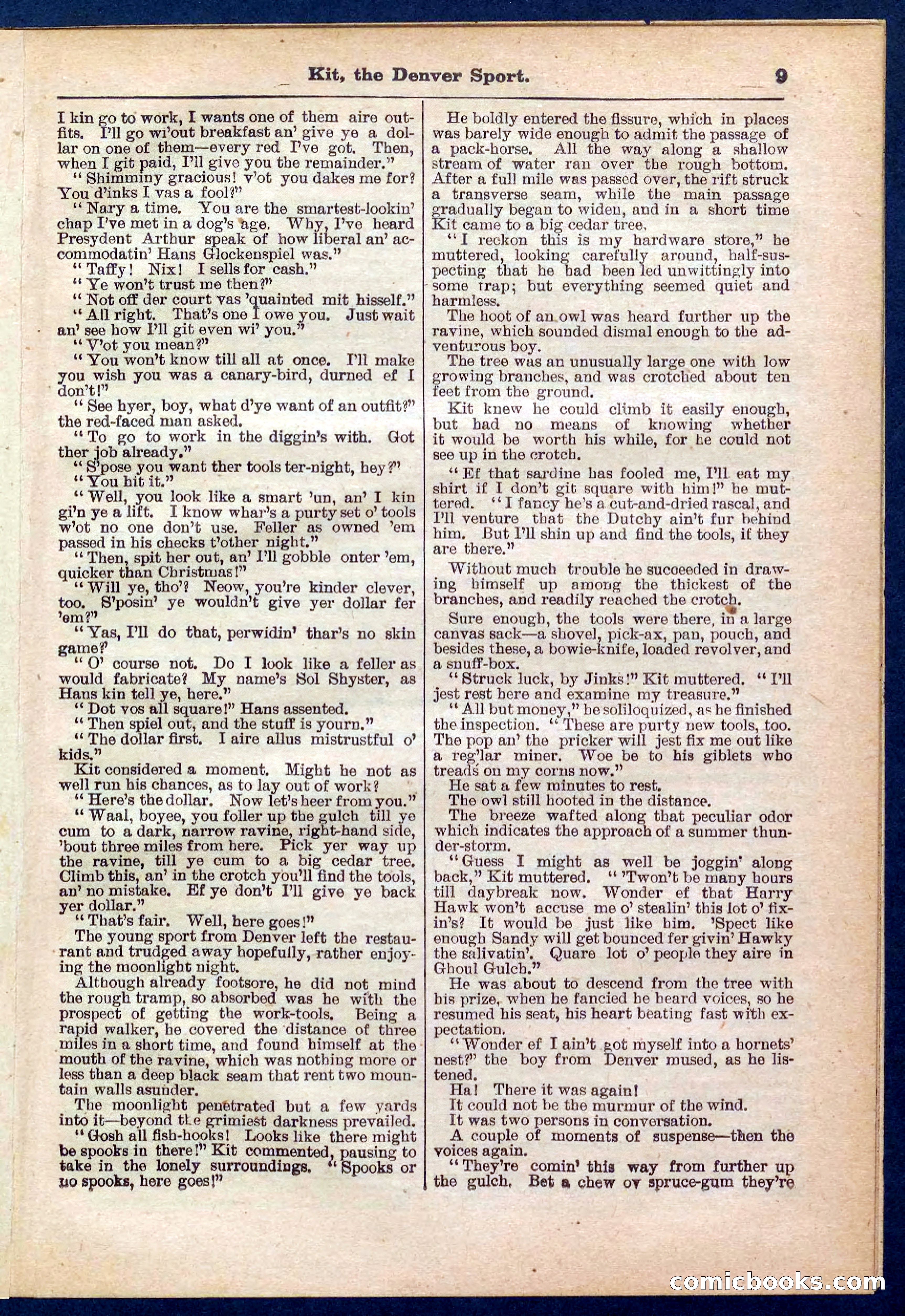 Beadle's Pocket Library No. 324 — page 9 of 32
