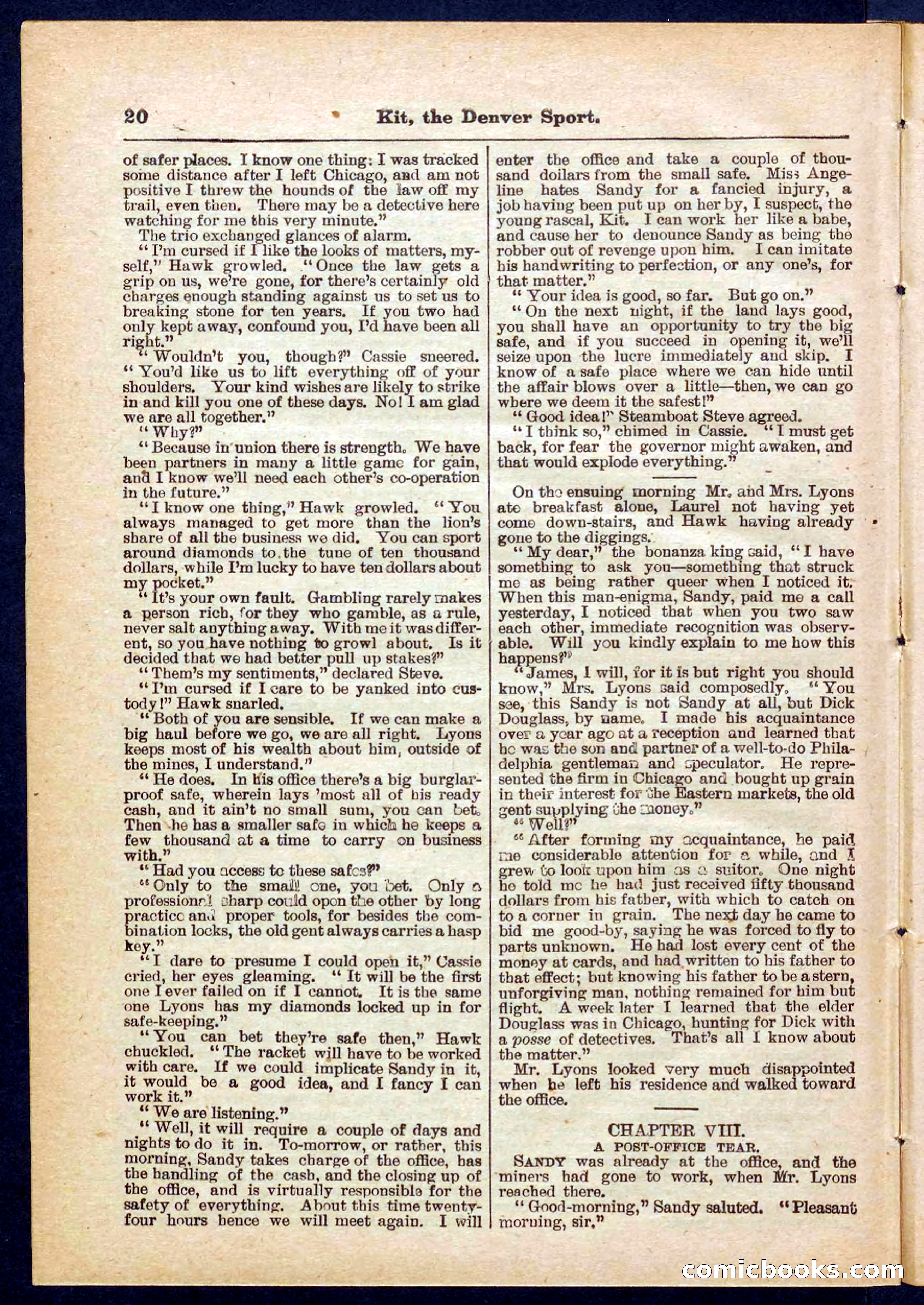 Beadle's Pocket Library No. 324 — page 20 of 32