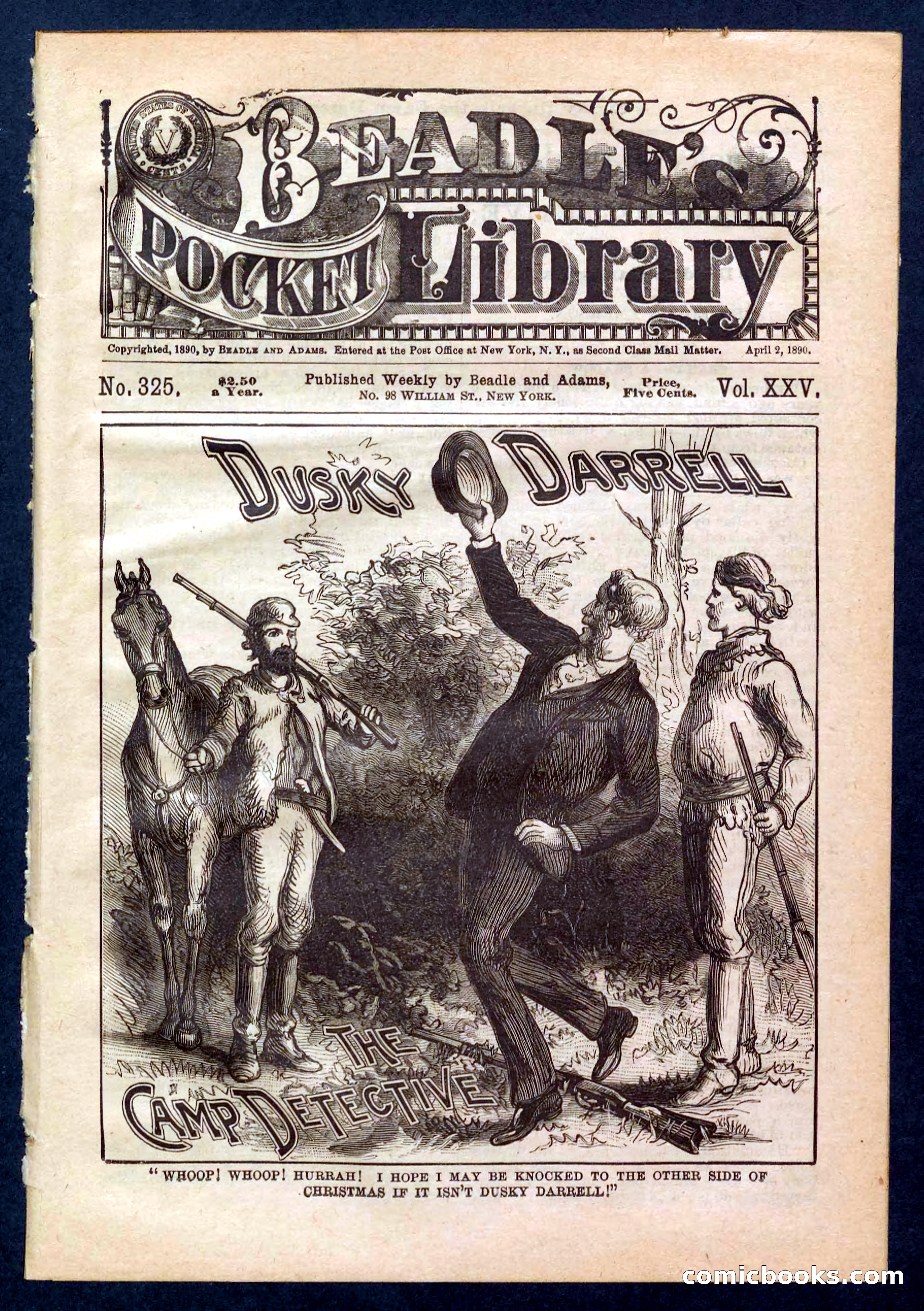 Beadle's Pocket Library No. 325 — page 1 of 32