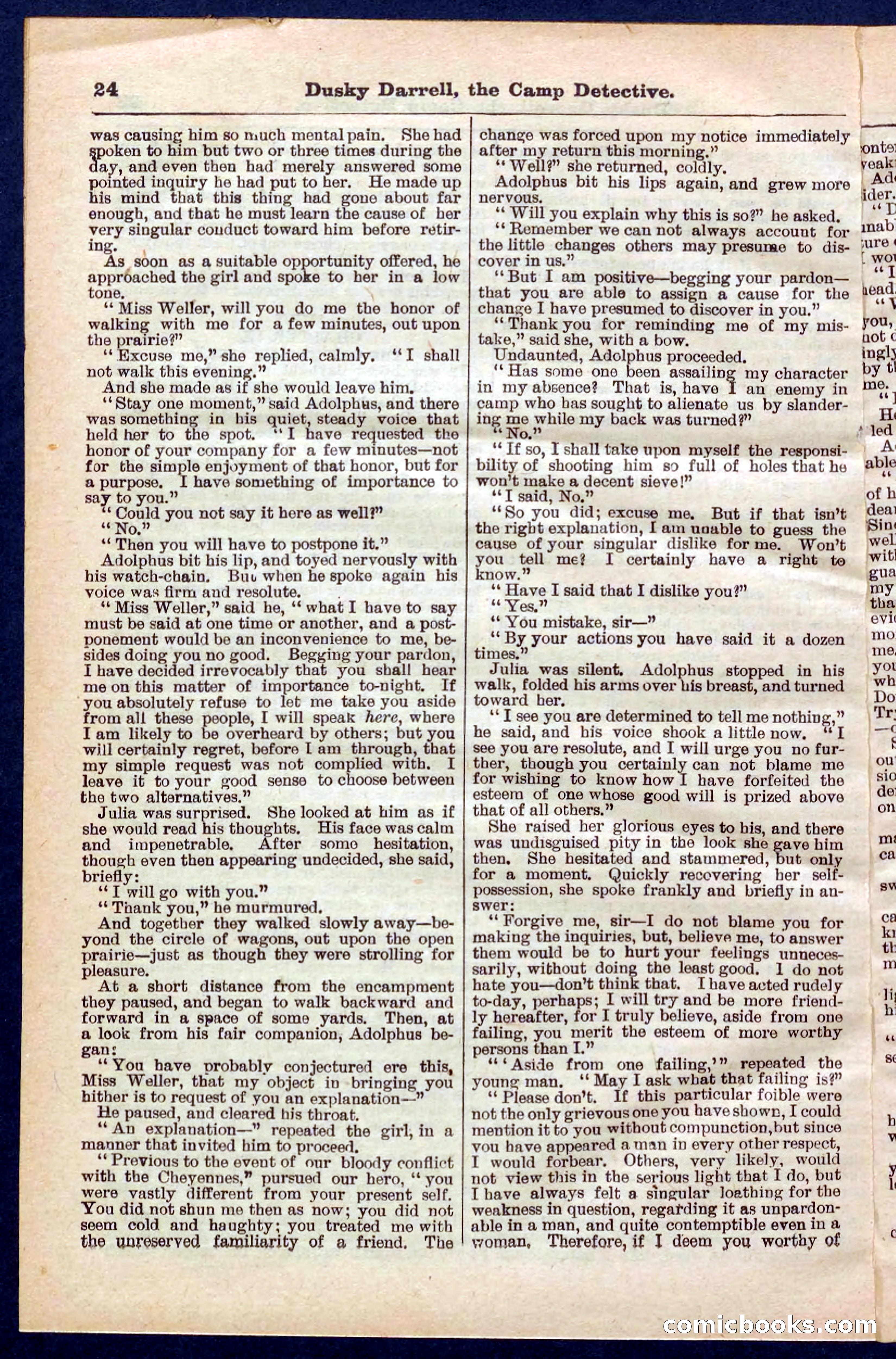 Beadle's Pocket Library No. 325 — page 24 of 32