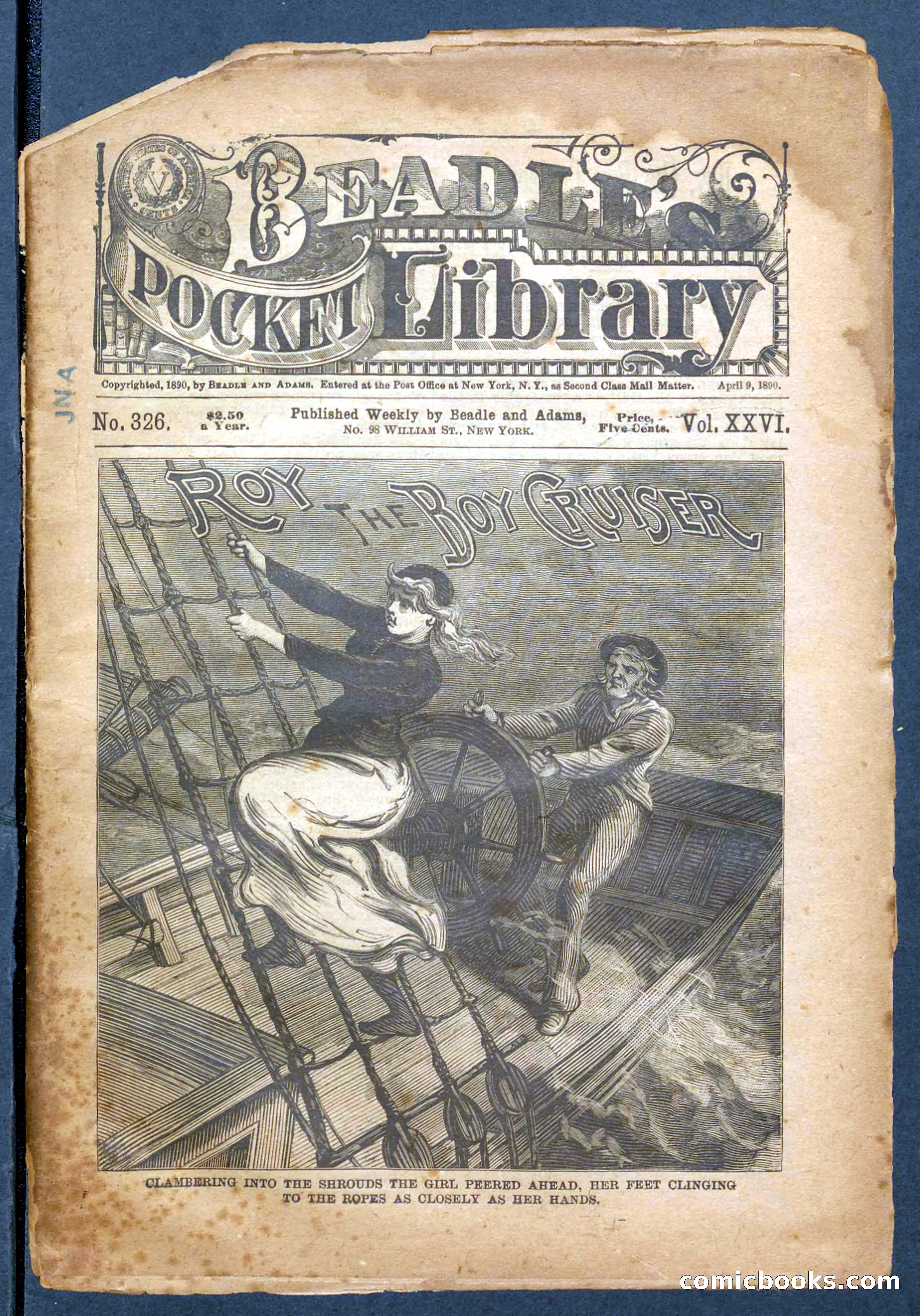 Beadle's Pocket Library No. 326 — page 1 of 32