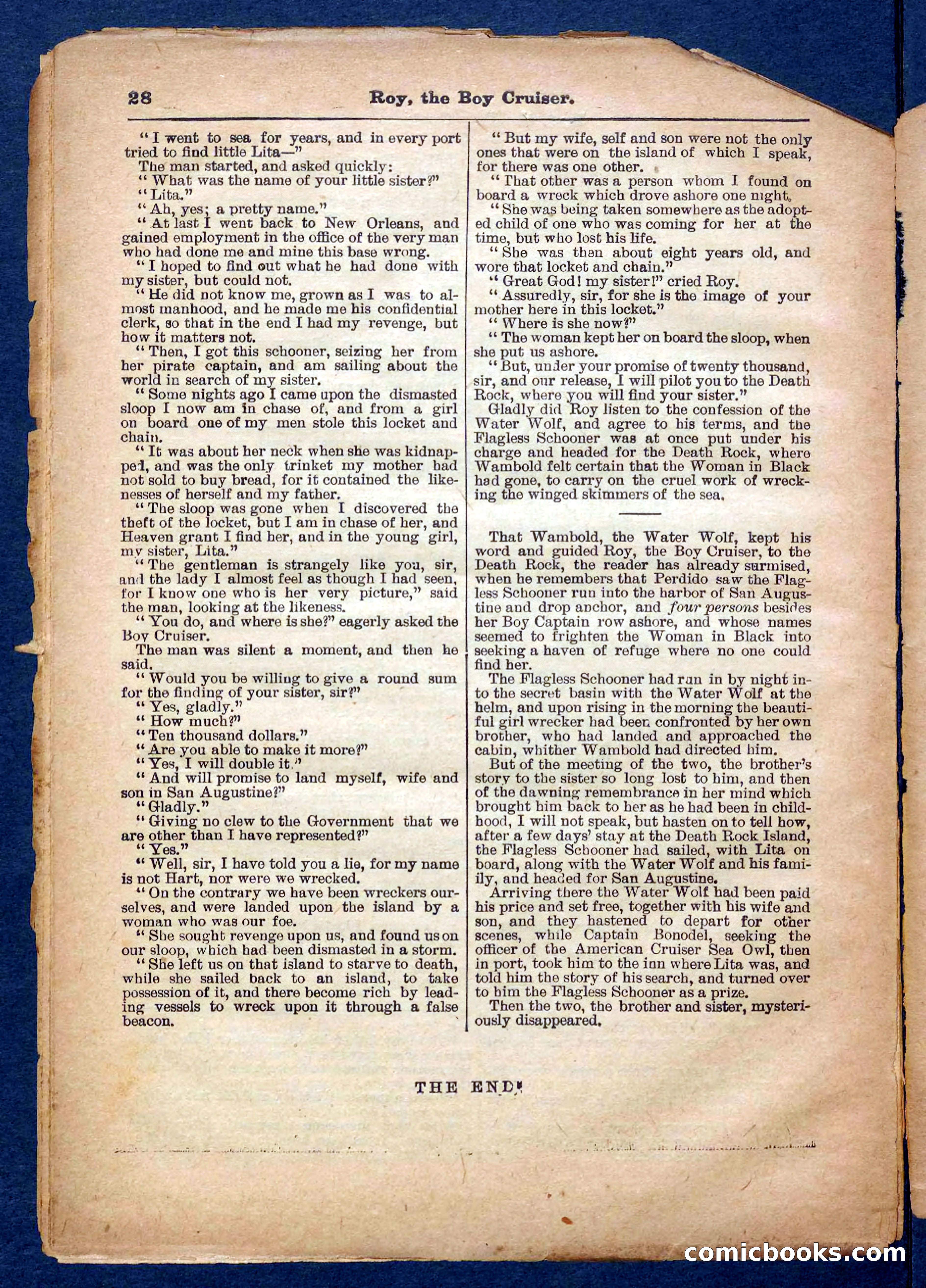 Beadle's Pocket Library No. 326 — page 28 of 32