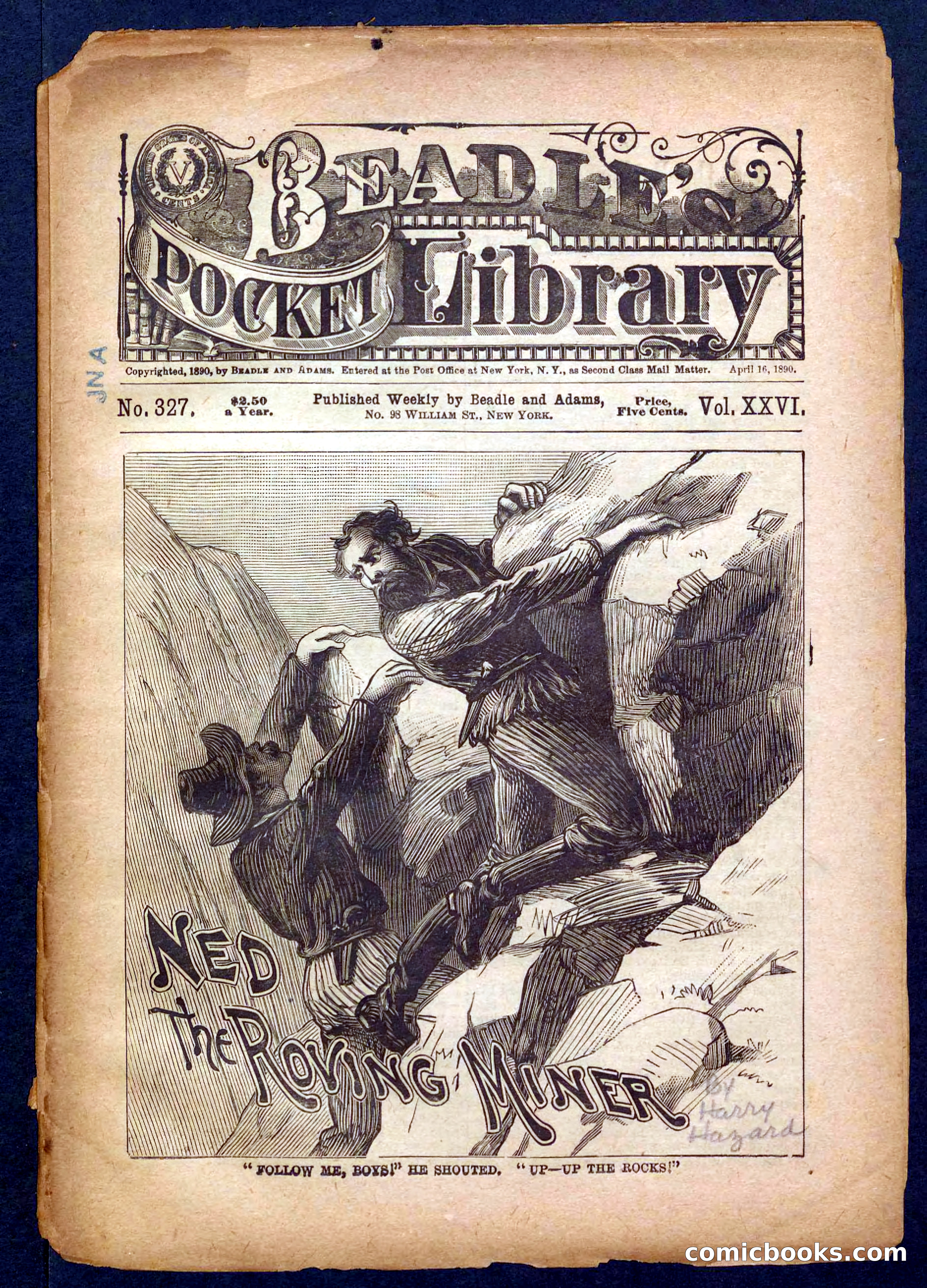 Beadle's Pocket Library No. 327 — page 1 of 32