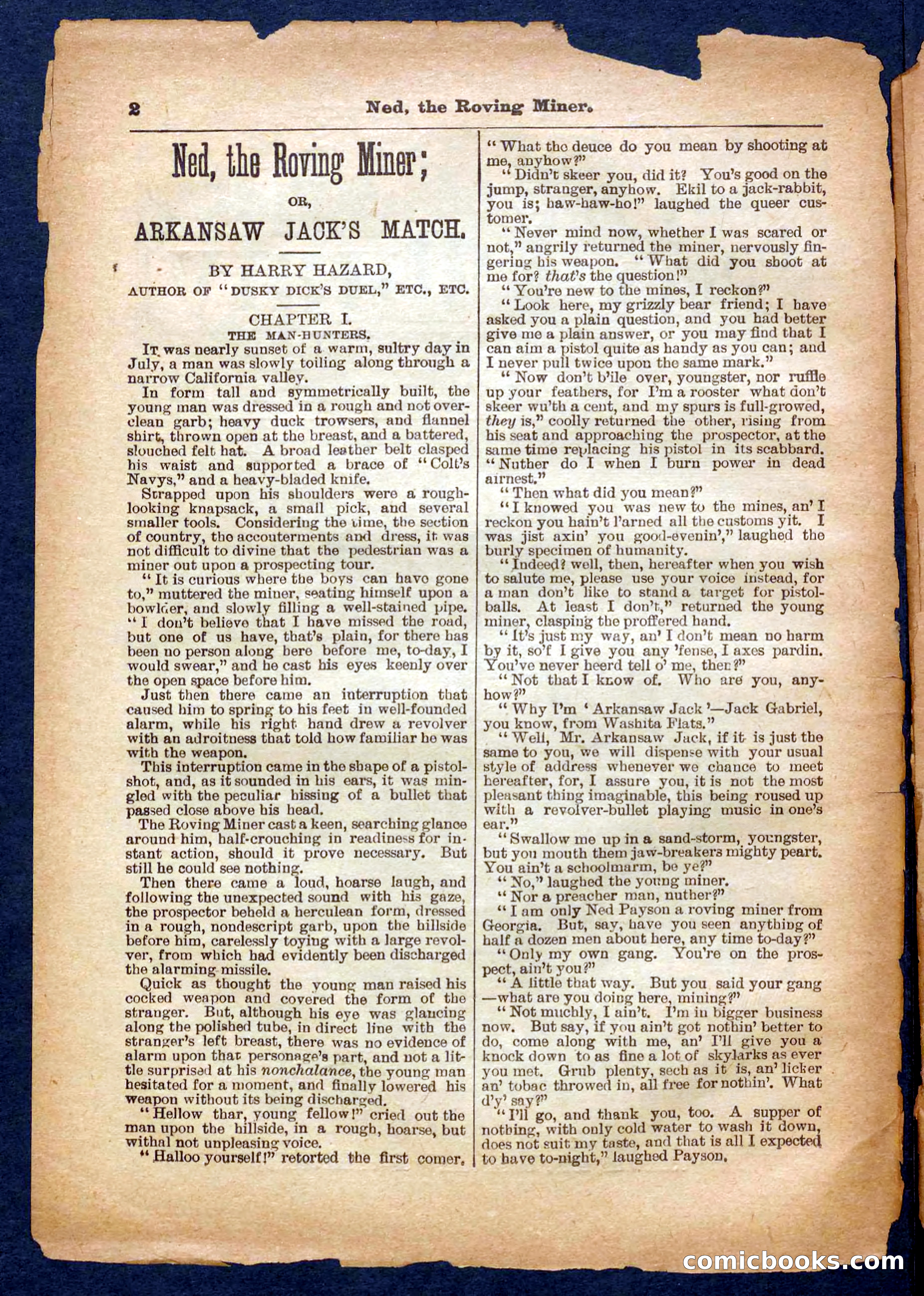 Beadle's Pocket Library No. 327 — page 2 of 32