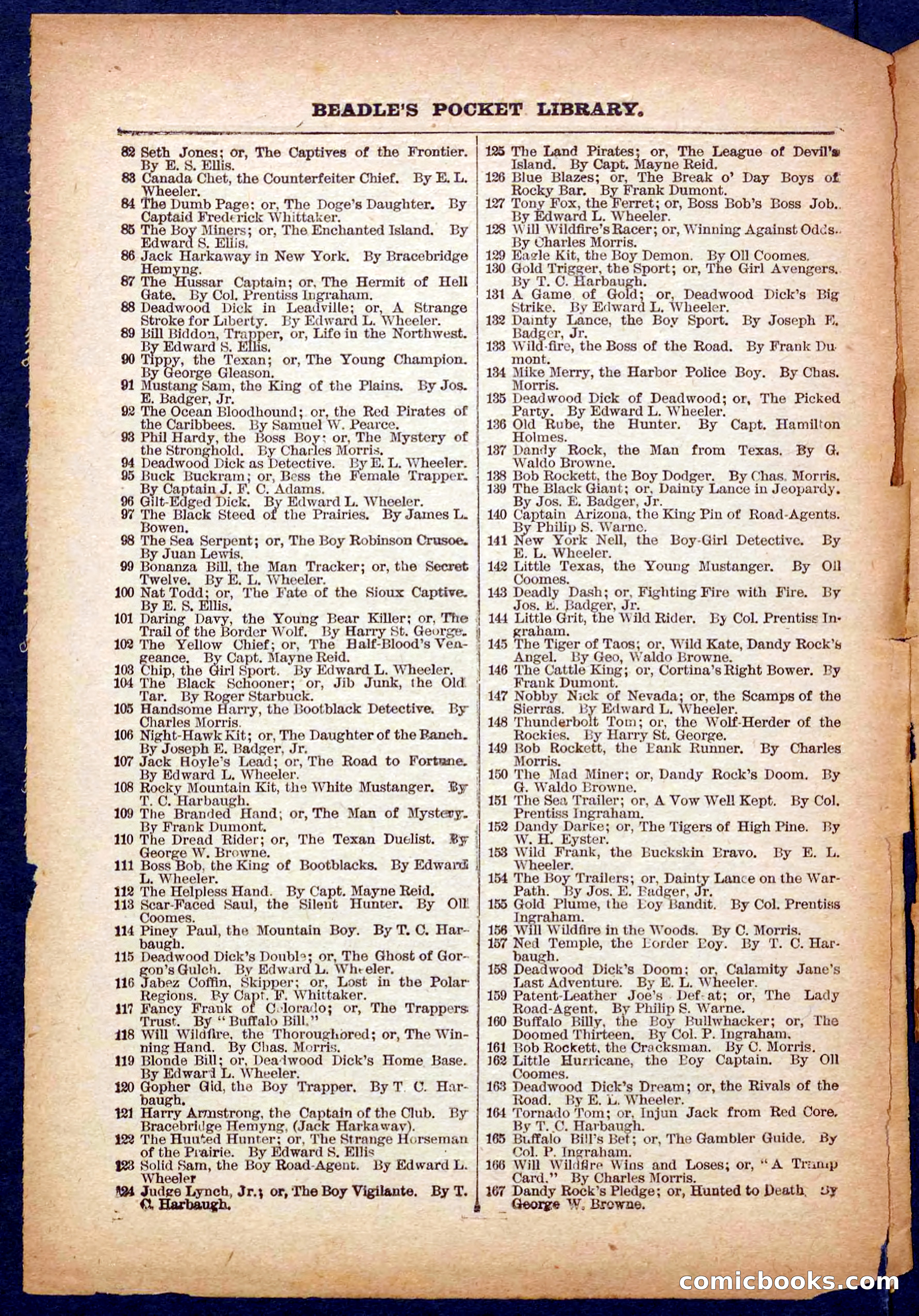 Beadle's Pocket Library No. 329: Dave the Colorado Wrestler — page 30 of 32