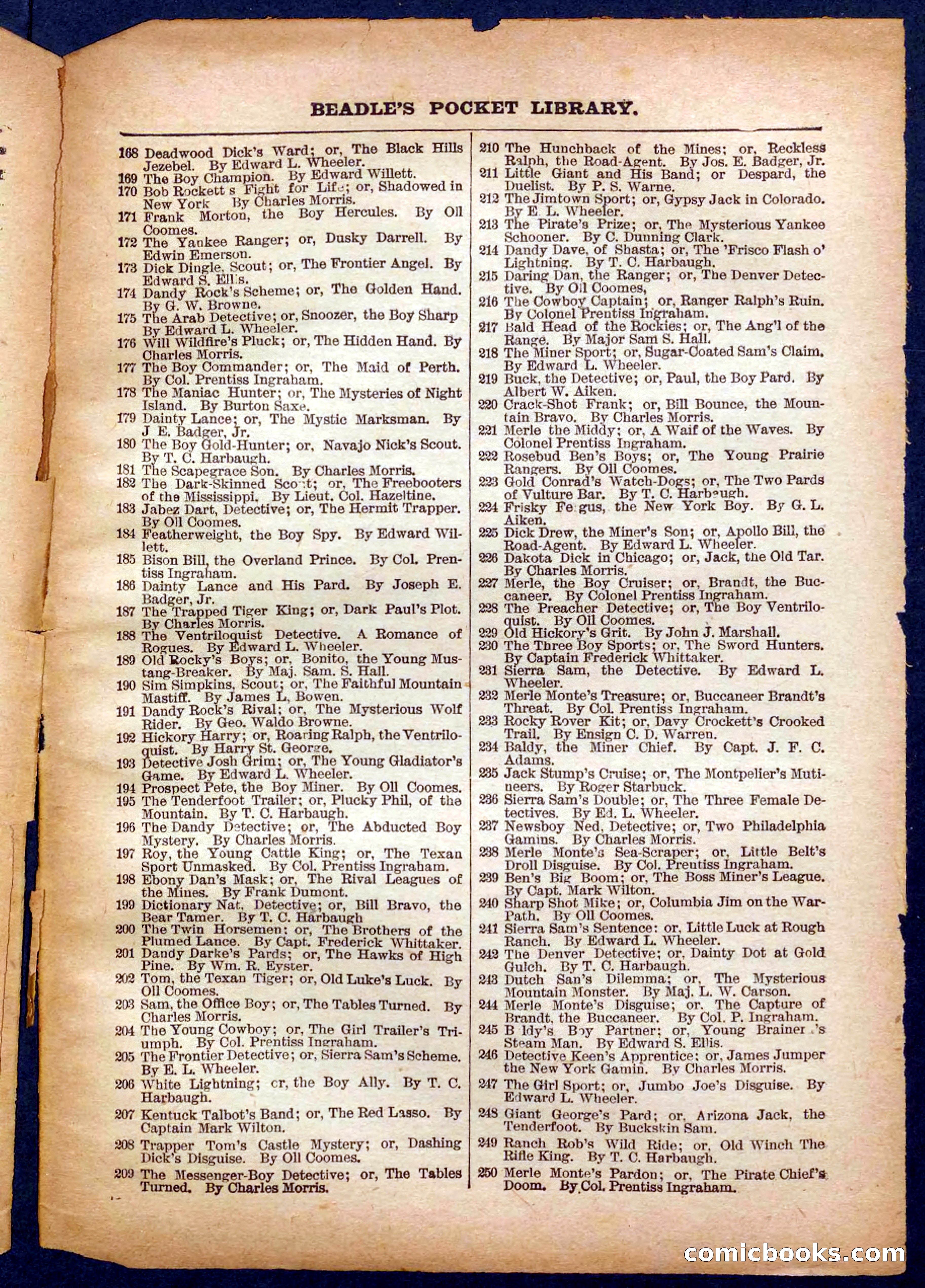 Beadle's Pocket Library No. 329: Dave the Colorado Wrestler — page 31 of 32