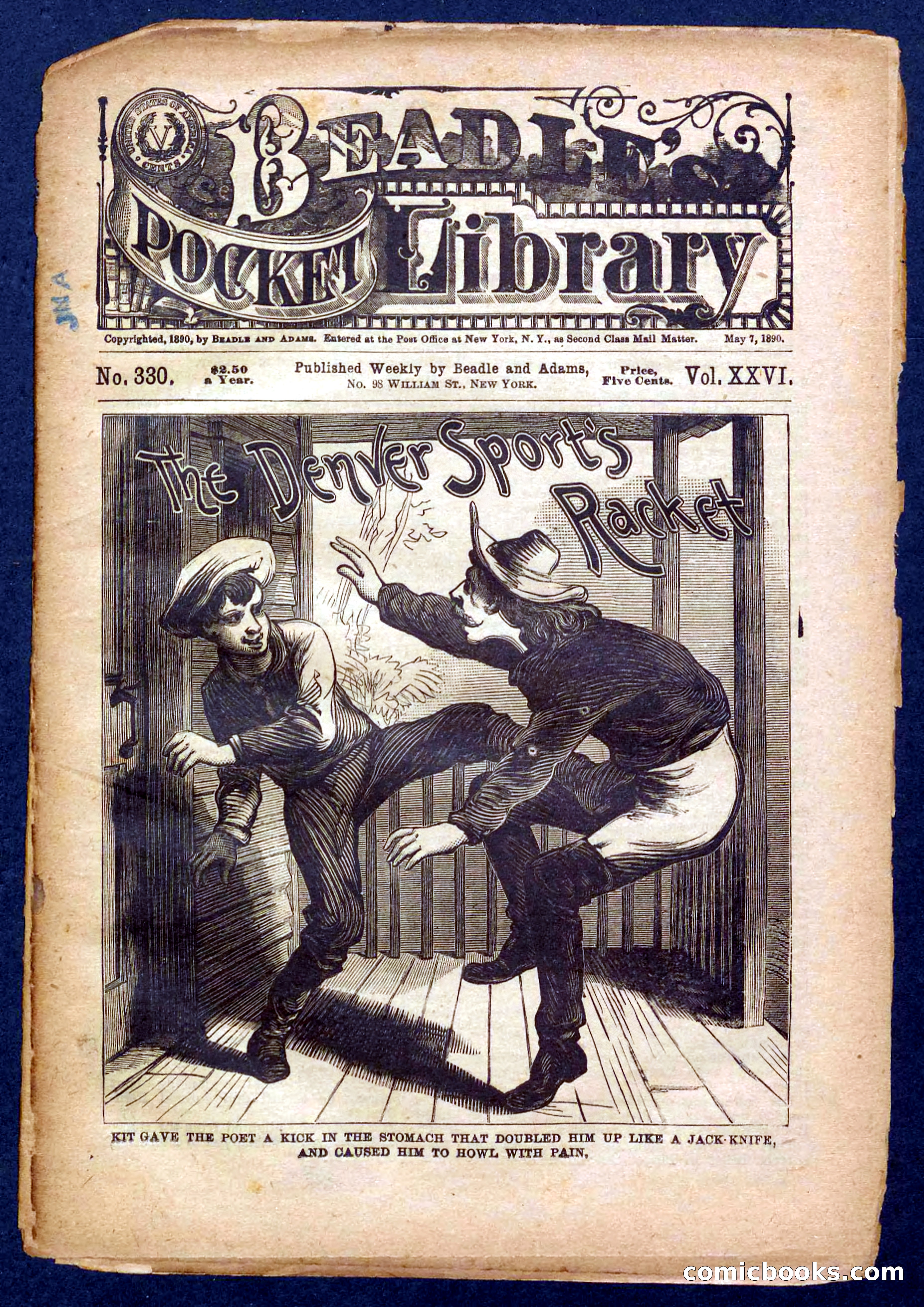 Beadle's Pocket Library No. 330 — page 1 of 32
