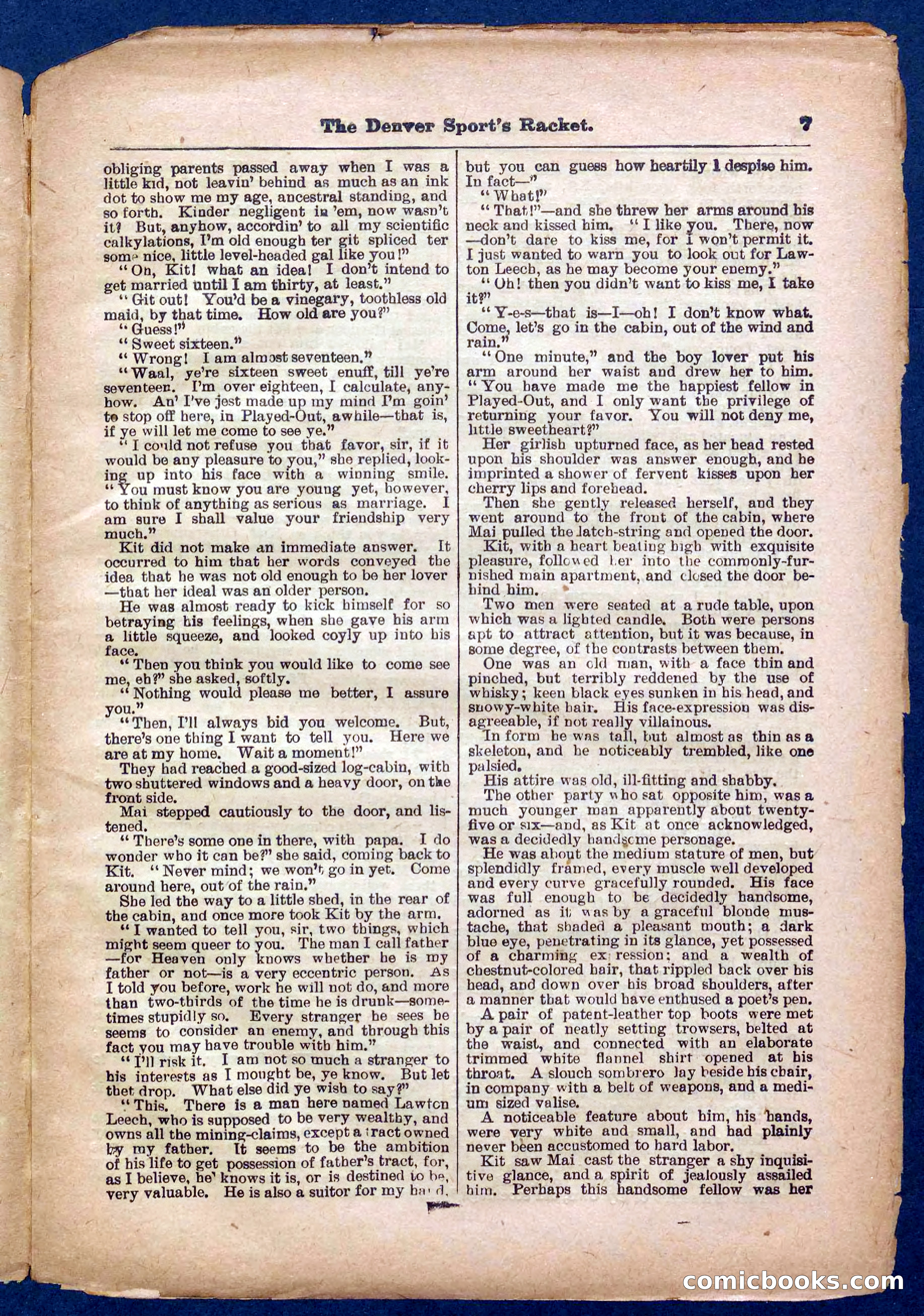 Beadle's Pocket Library No. 330 — page 7 of 32