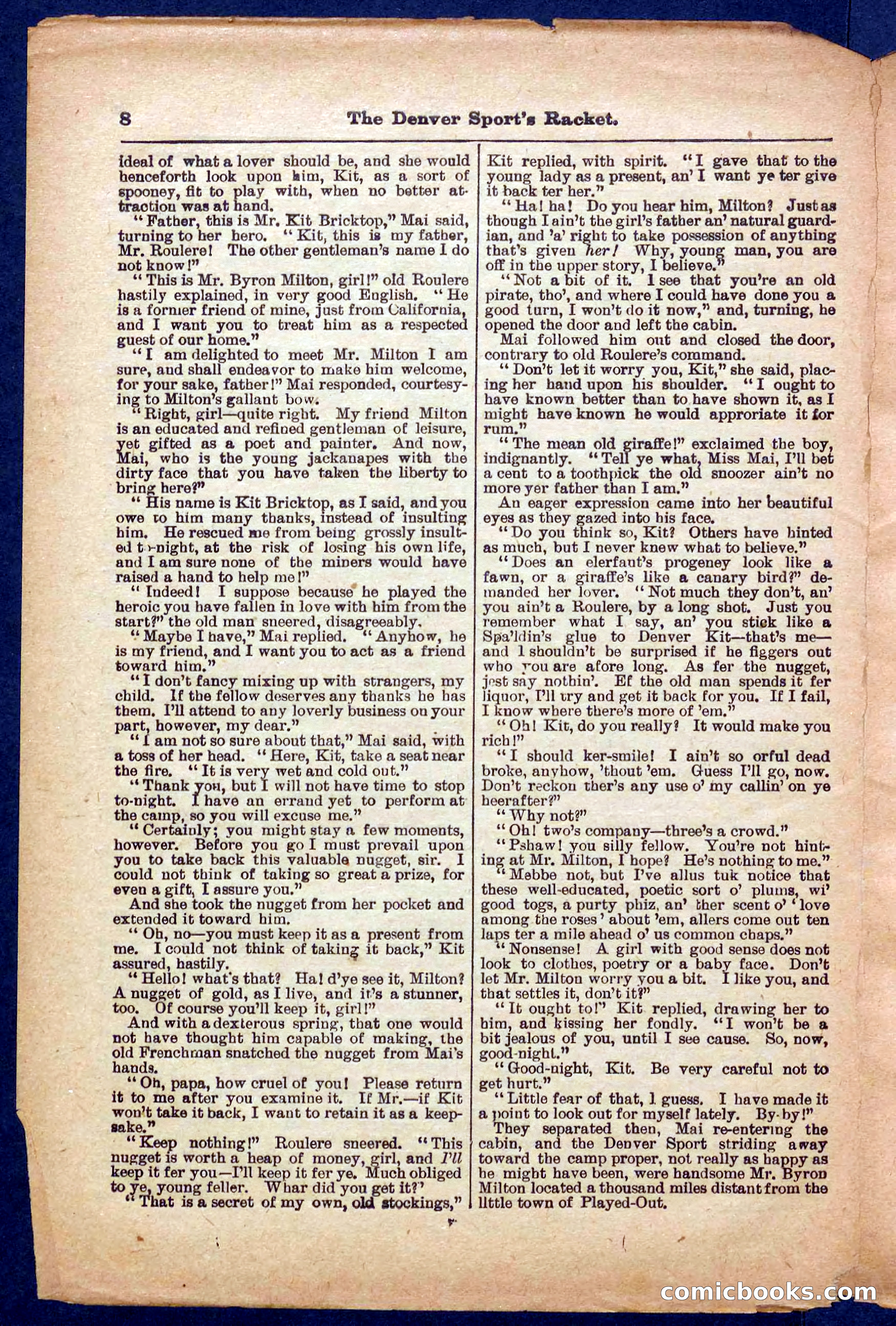 Beadle's Pocket Library No. 330 — page 8 of 32