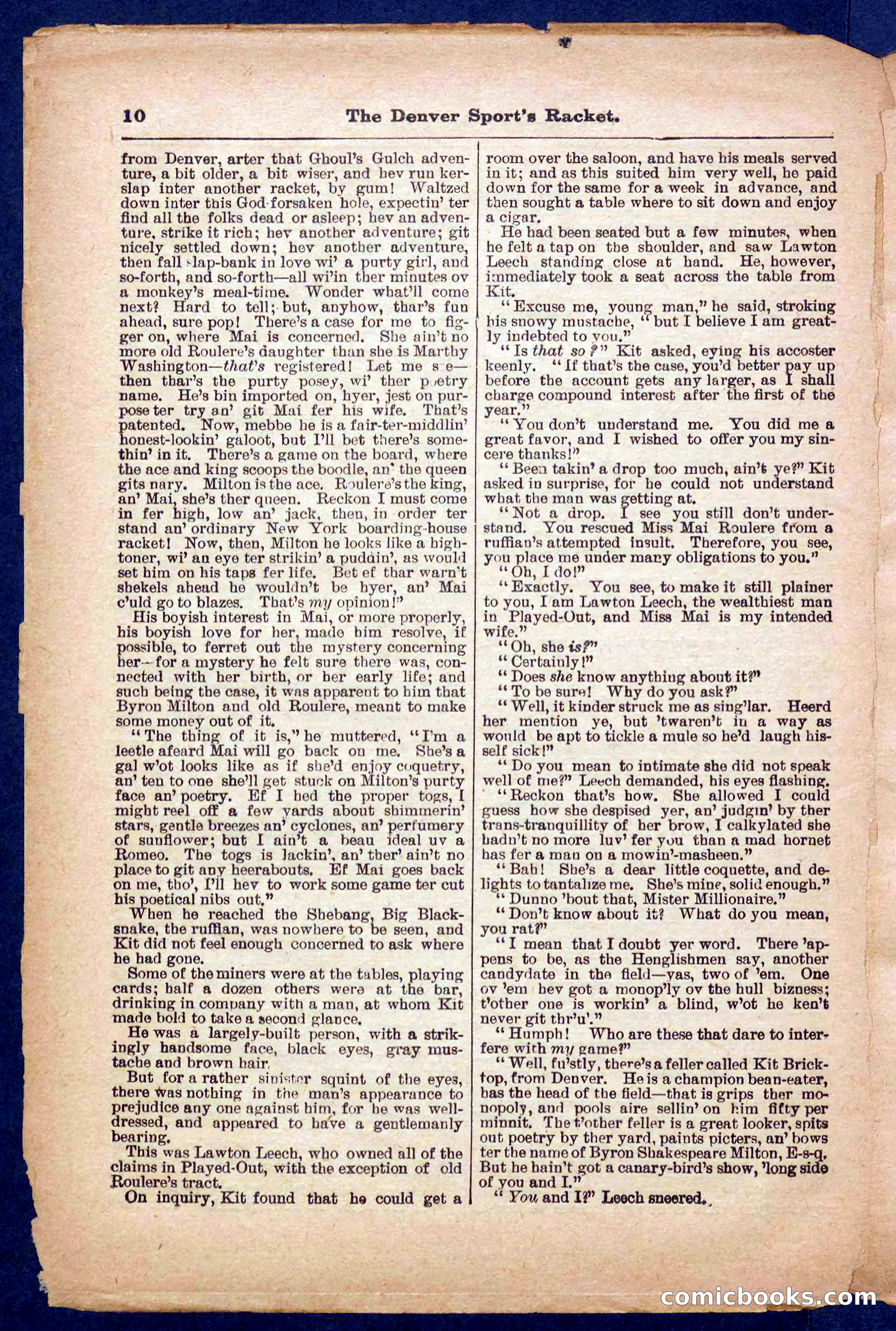 Beadle's Pocket Library No. 330 — page 10 of 32