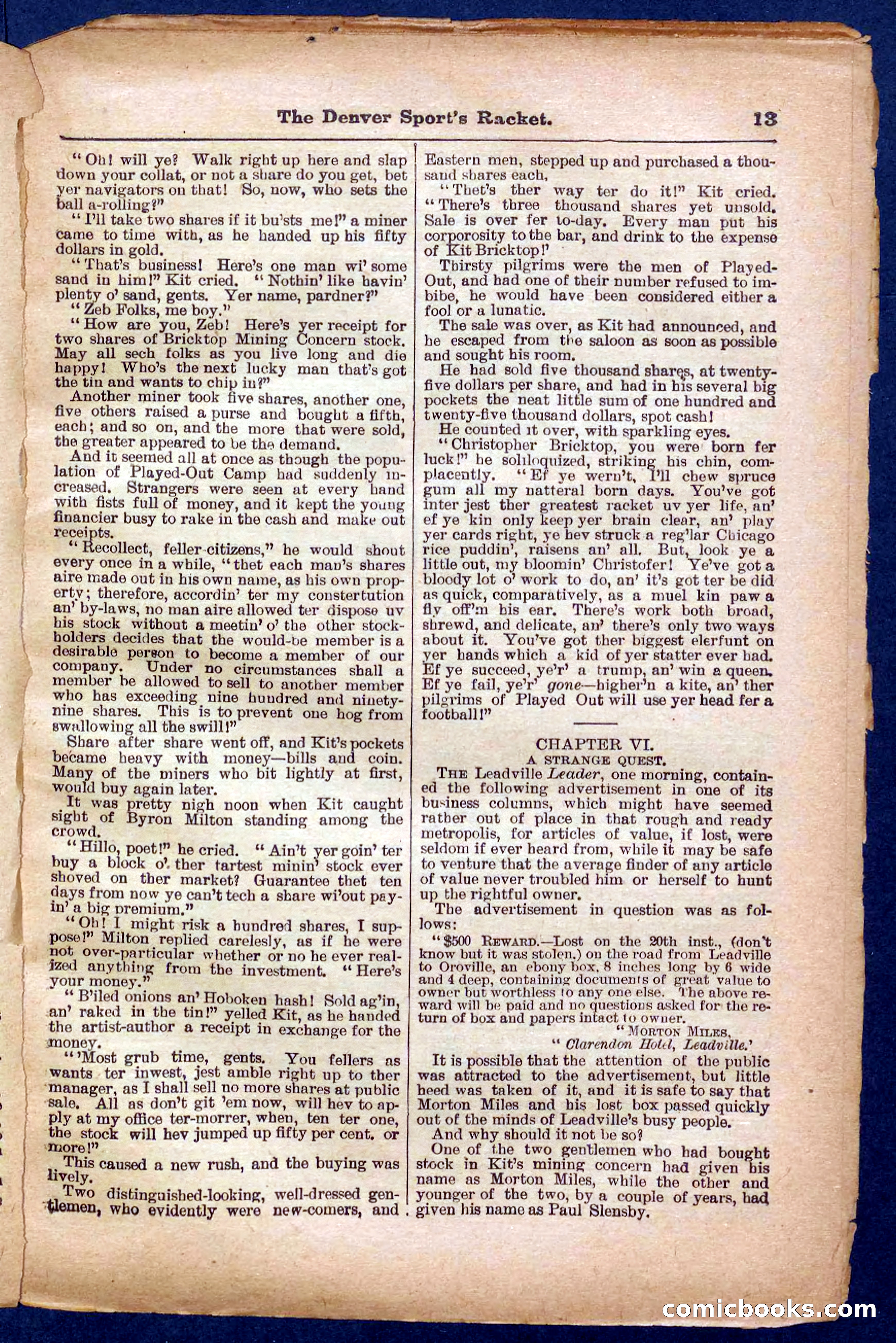 Beadle's Pocket Library No. 330 — page 13 of 32