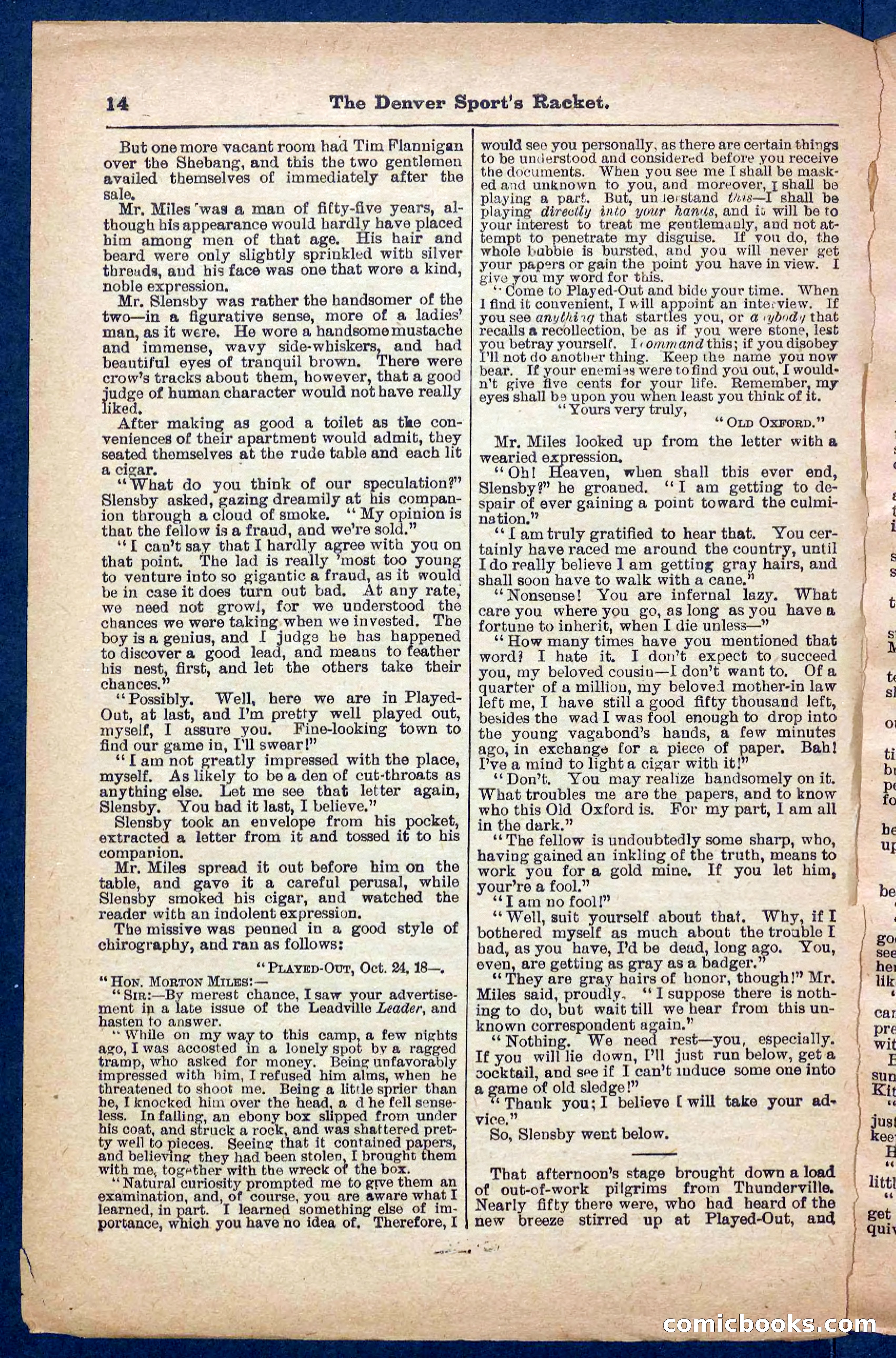 Beadle's Pocket Library No. 330 — page 14 of 32