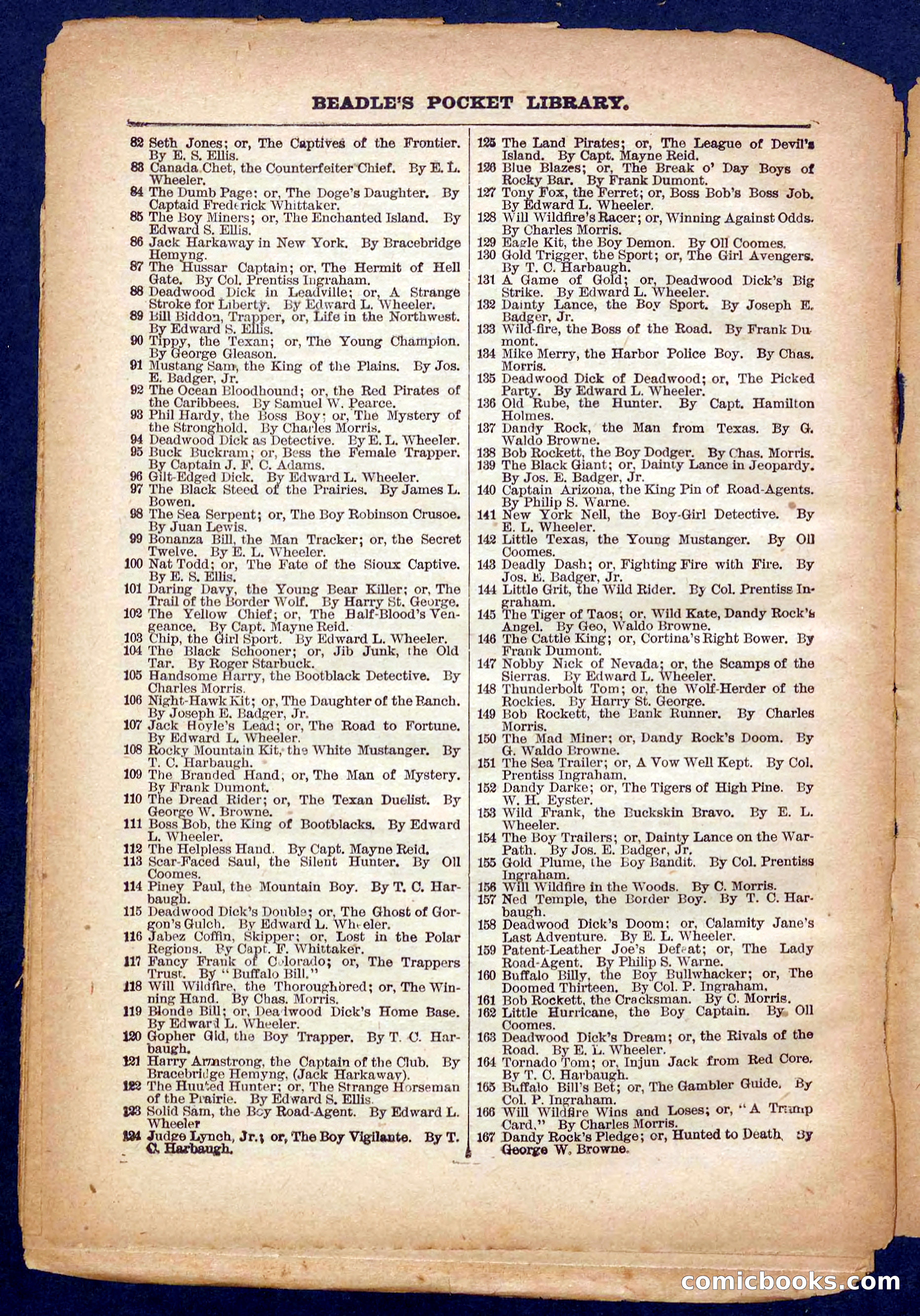Beadle's Pocket Library No. 331 — page 30 of 32