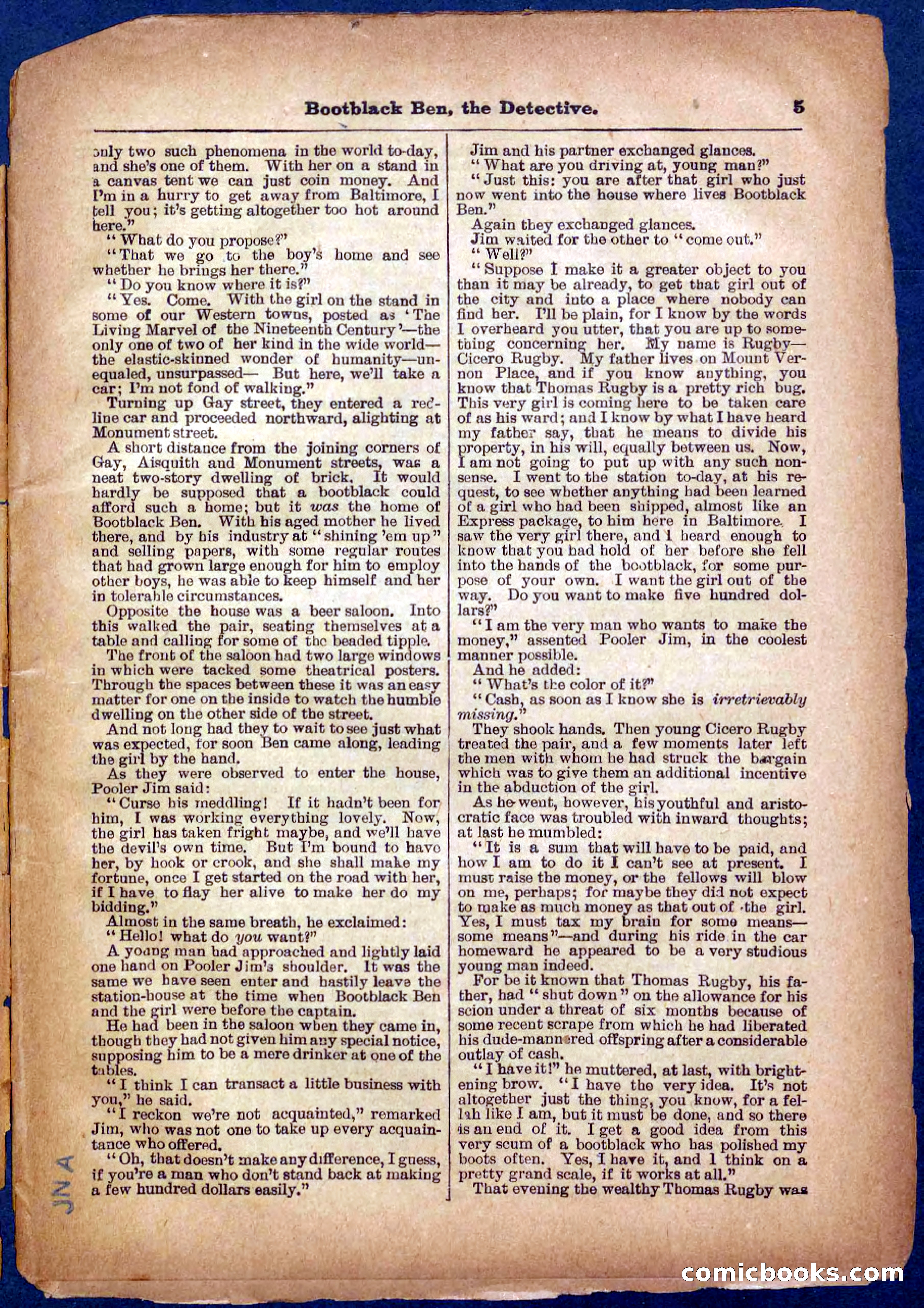 Beadle's Pocket Library No. 333 — page 5 of 32