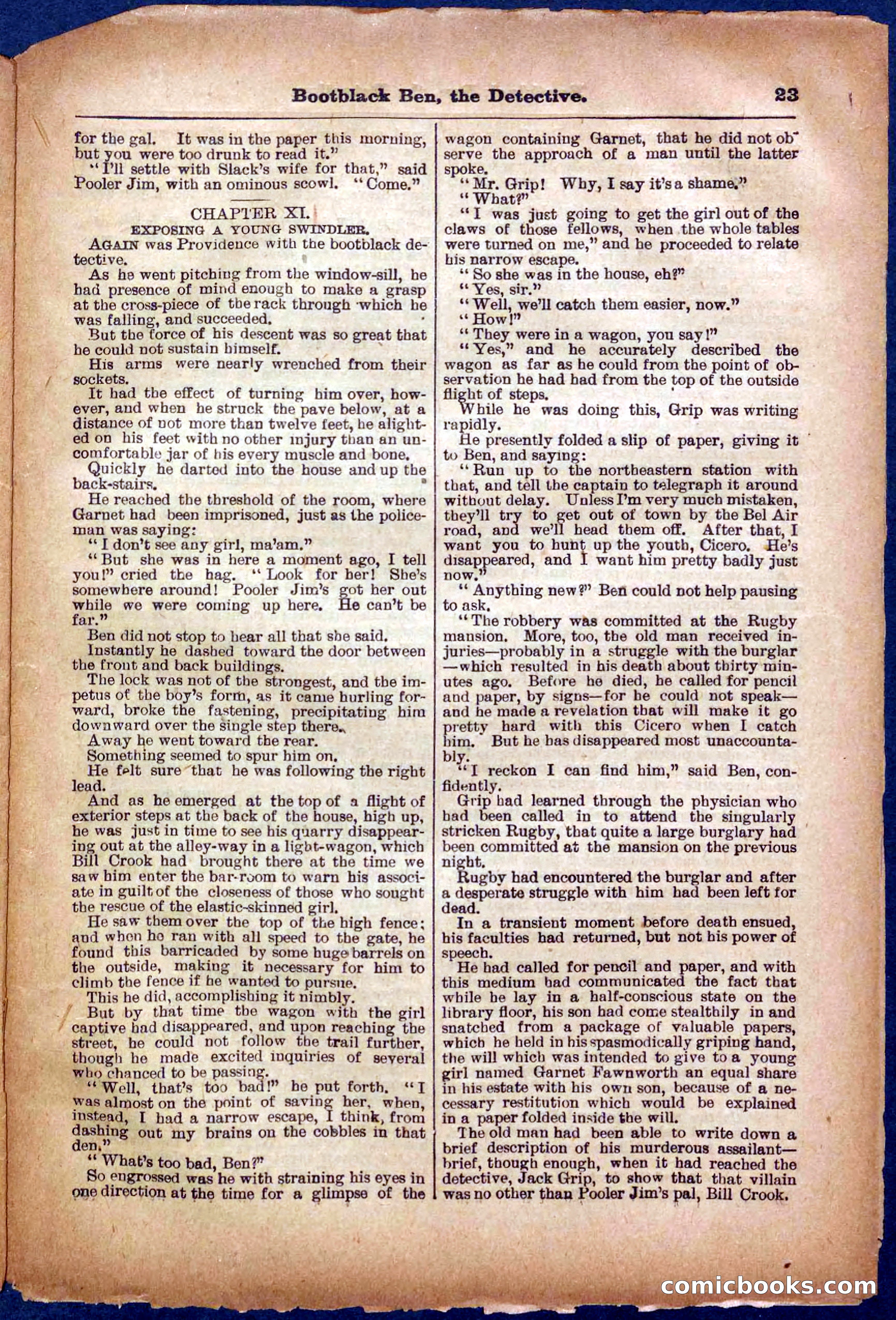 Beadle's Pocket Library No. 333 — page 23 of 32