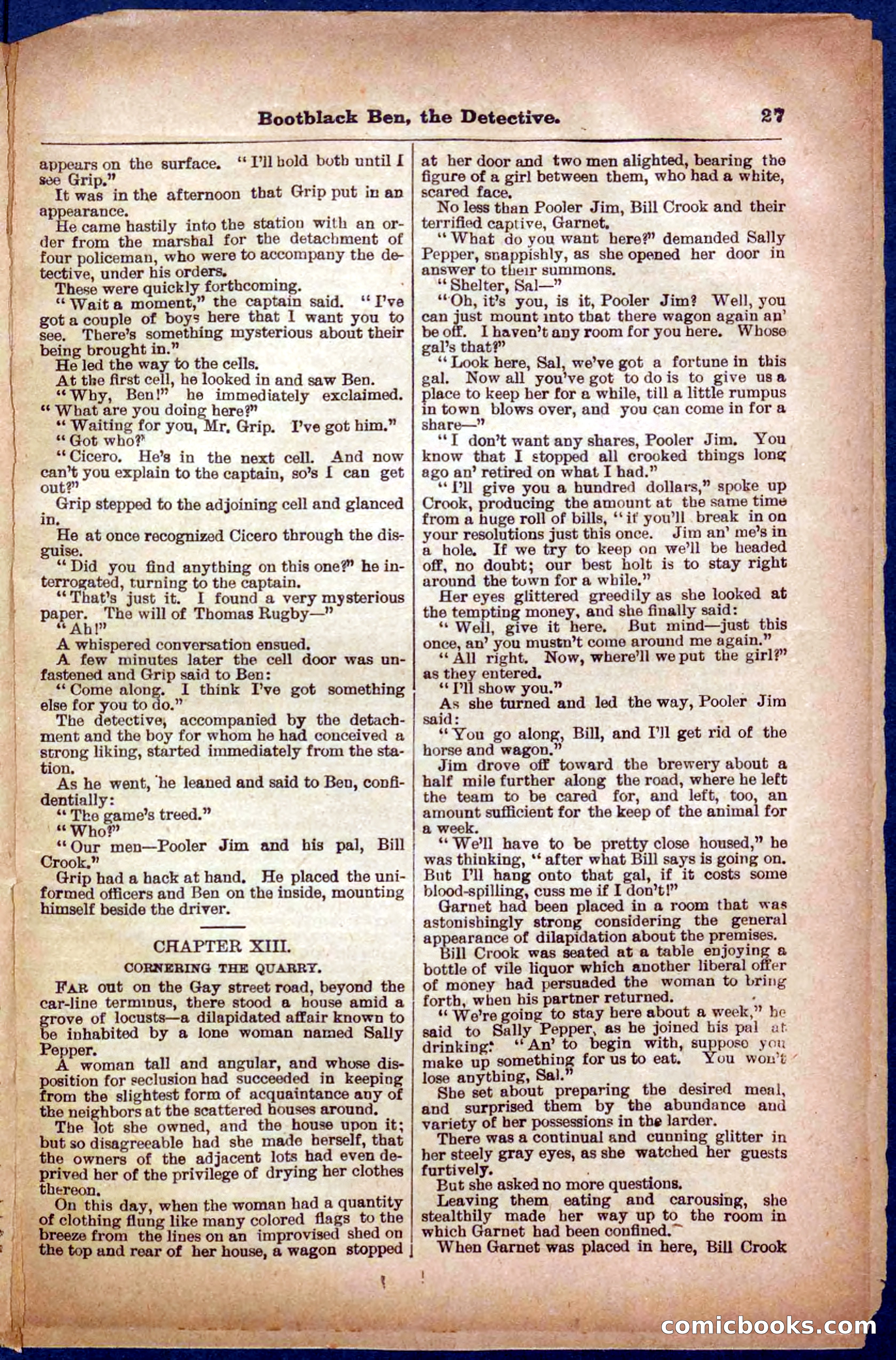 Beadle's Pocket Library No. 333 — page 27 of 32